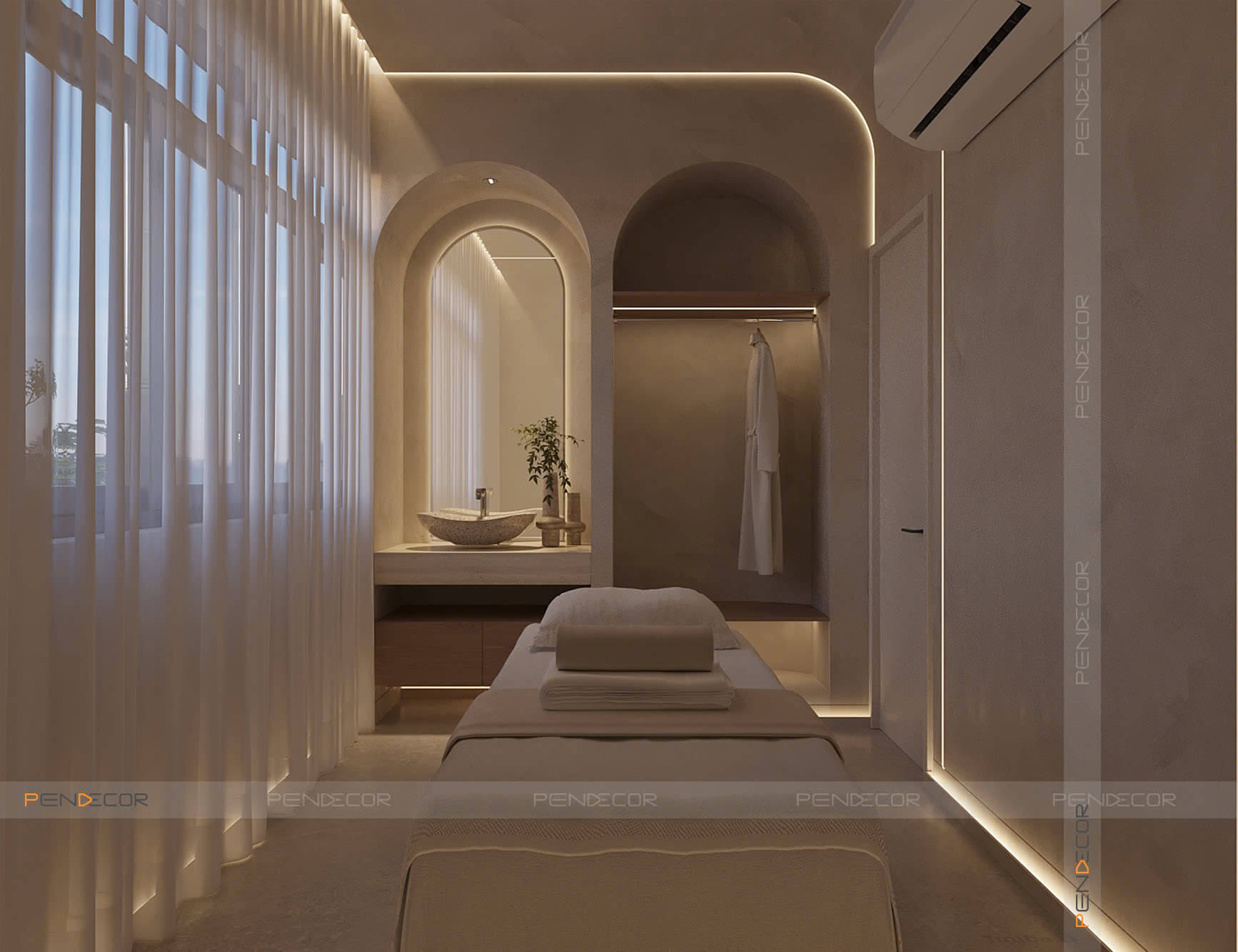 Thiết Kế Spa Belle Route (Lầu 3, 4)