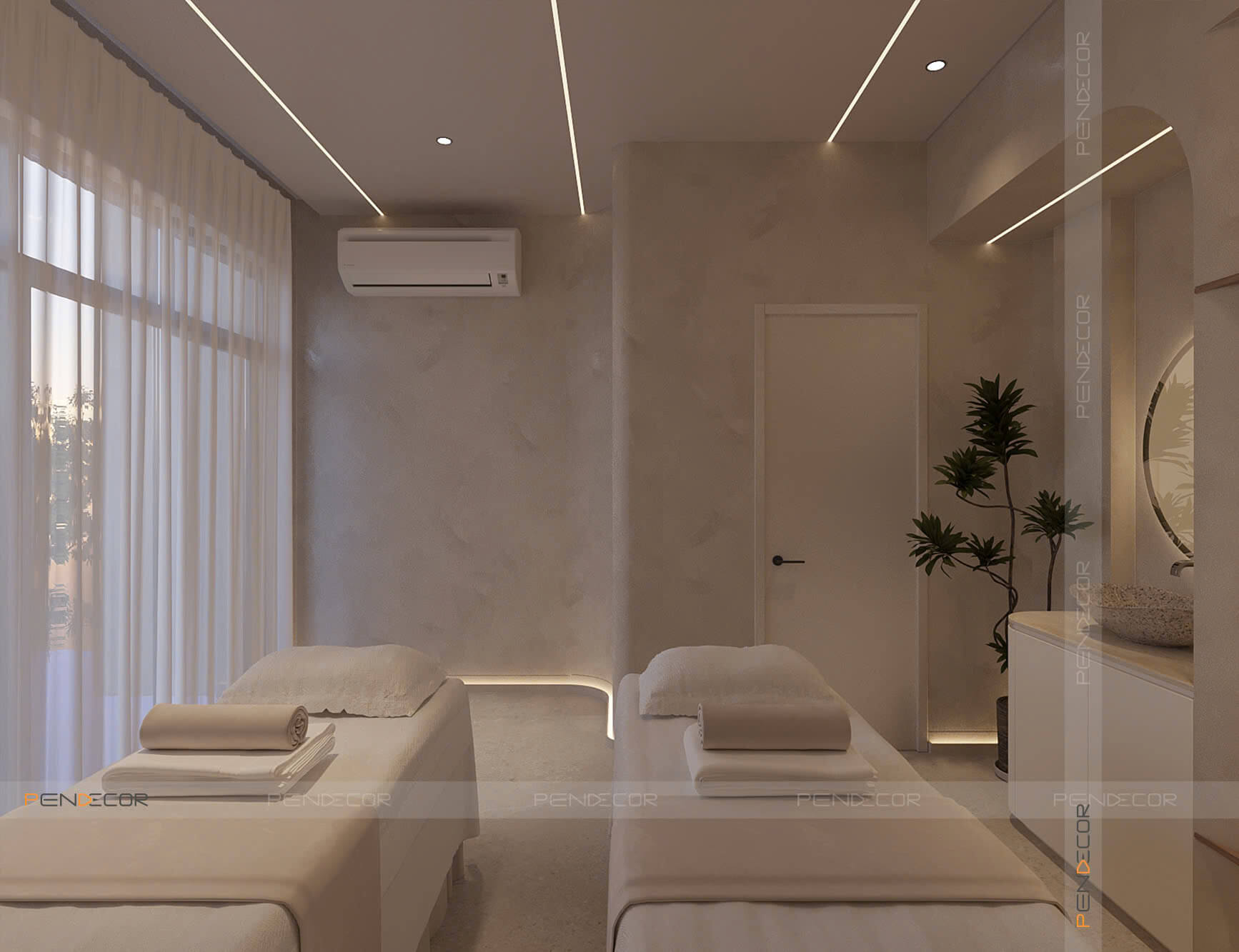 Thiết Kế Spa Belle Route (Lầu 3, 4)