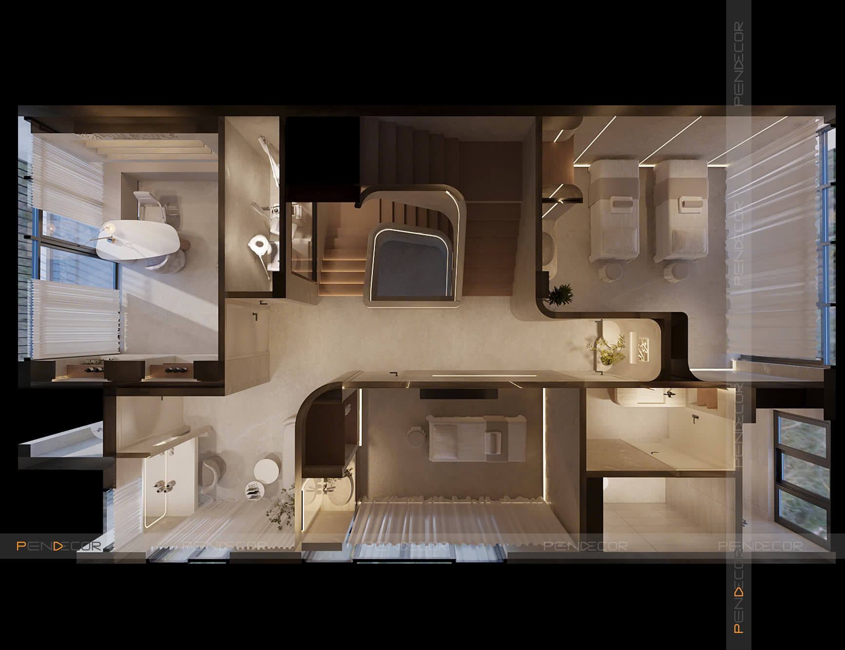 Thiết Kế Spa Belle Route (Lầu 3, 4)