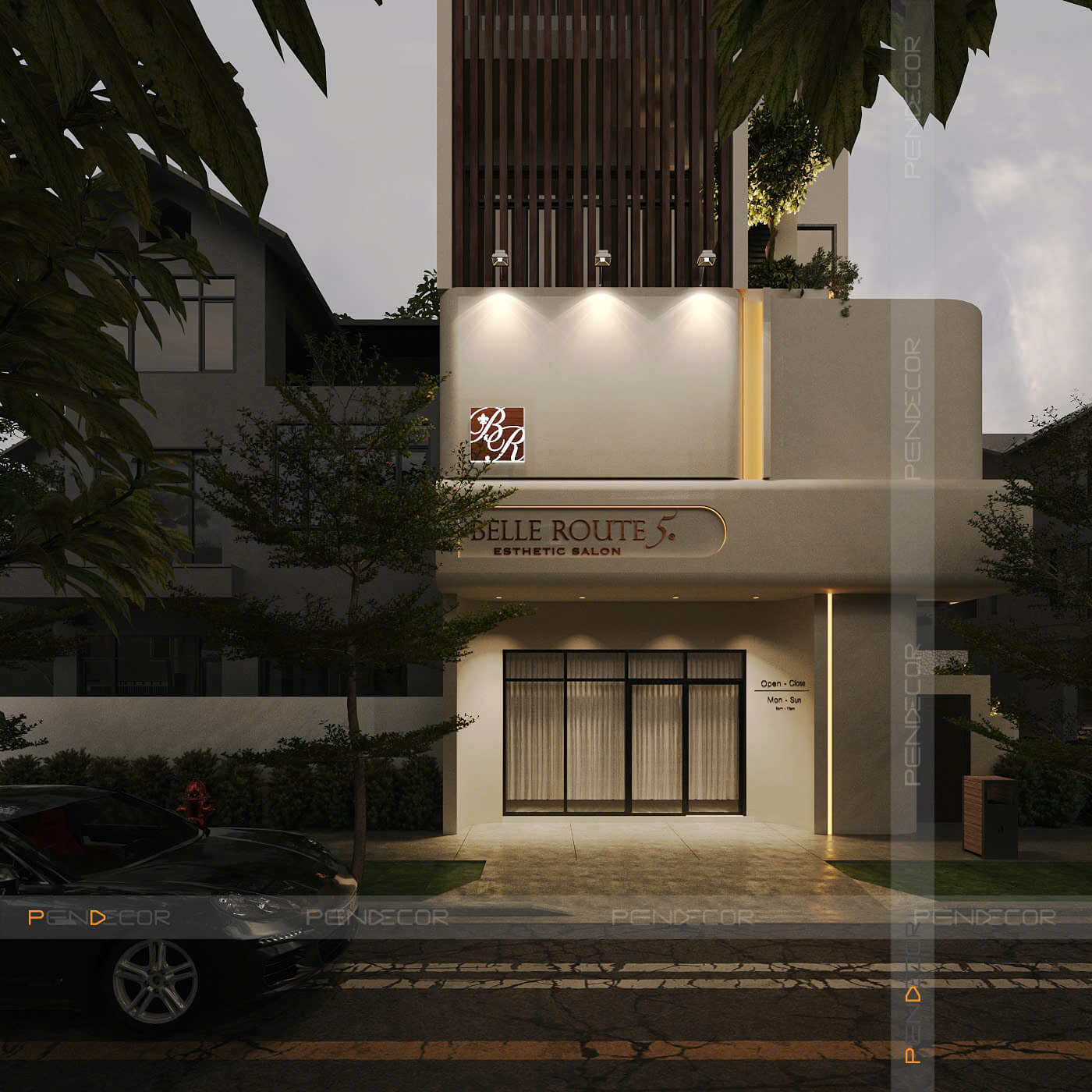 Thiết Kế Spa Belle Route