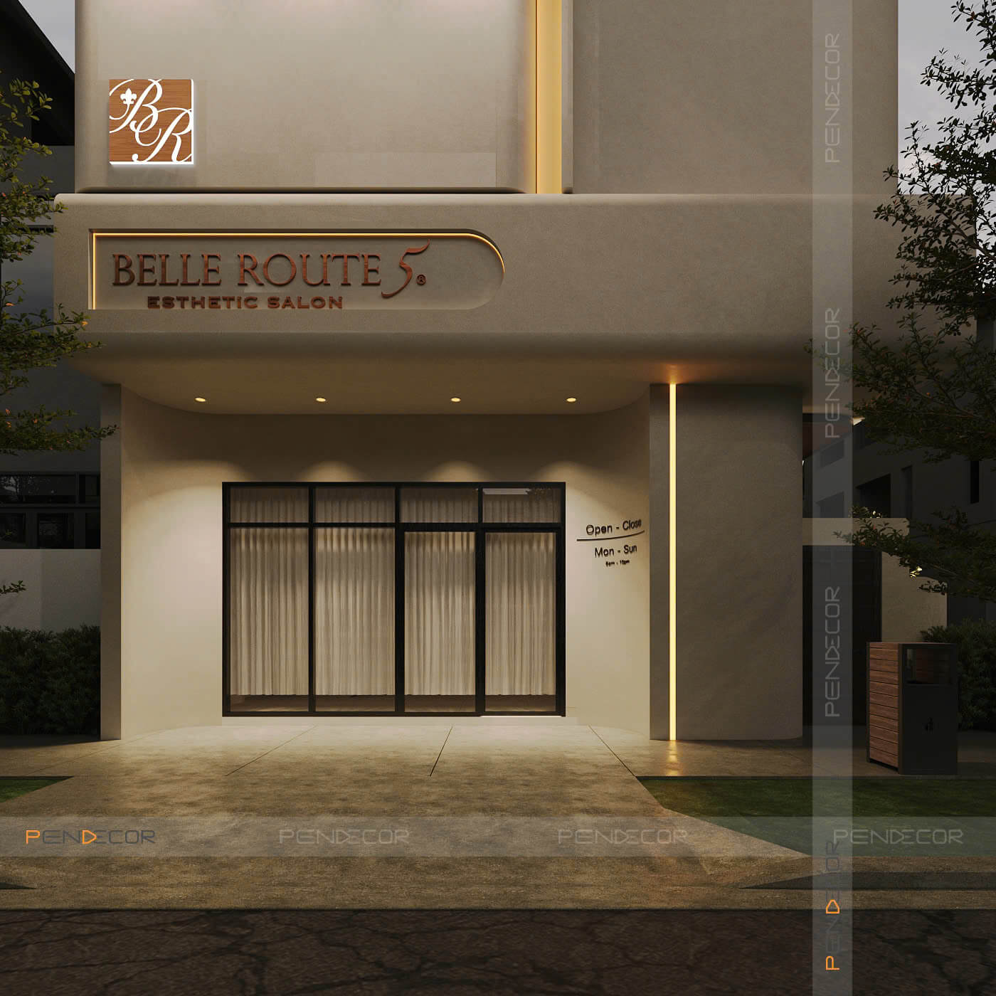 Thiết Kế Spa Belle Route