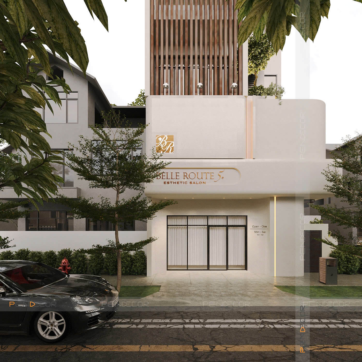 Thiết Kế Spa Belle Route