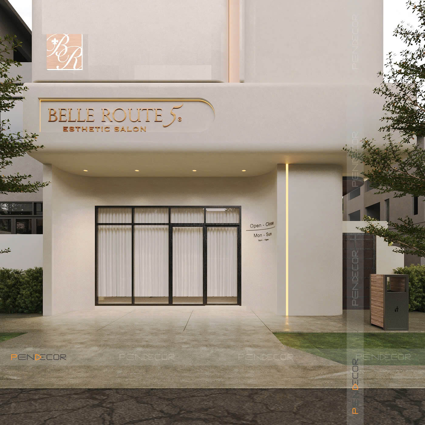 Thiết Kế Spa Belle Route