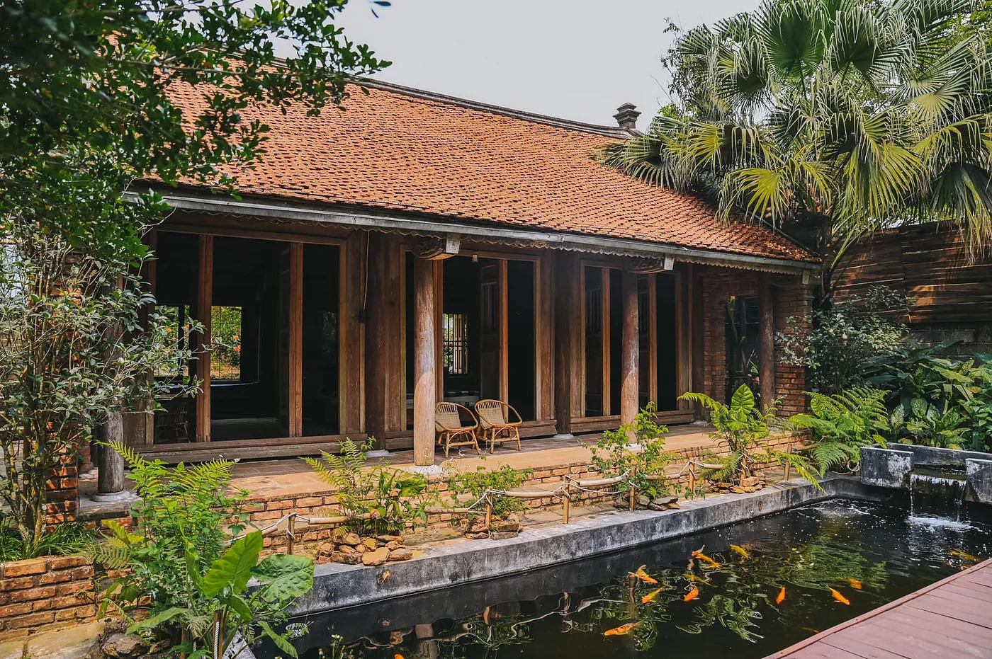 biệt thự nhà vườn 1 tầng 2 mặt tiền Pendecor