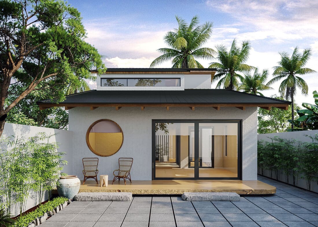 mẫu nhà vườn 2 mặt tiền Pendecor