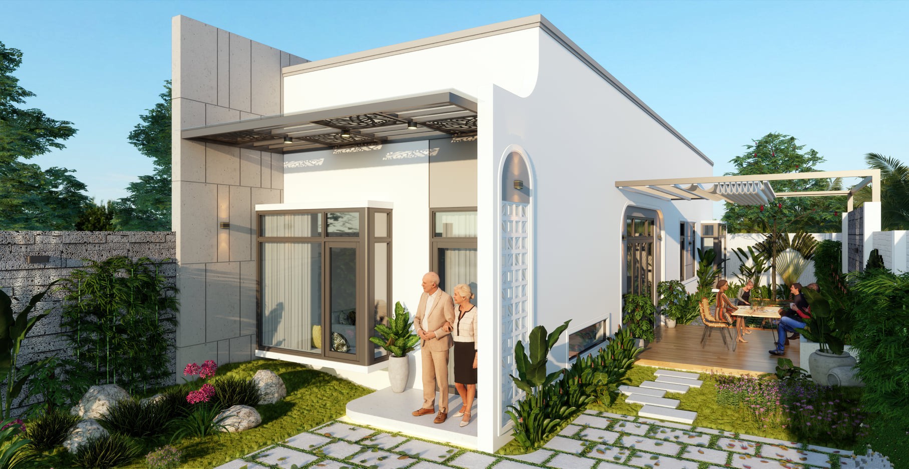 nhà vườn hai mặt tiền Pendecor