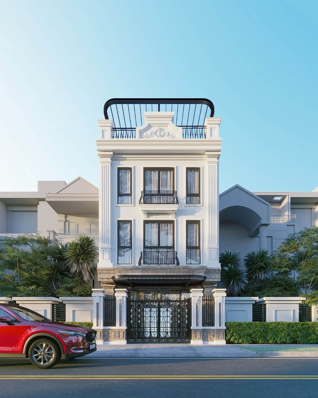 mặt tiền nhà đẹp Pendecor