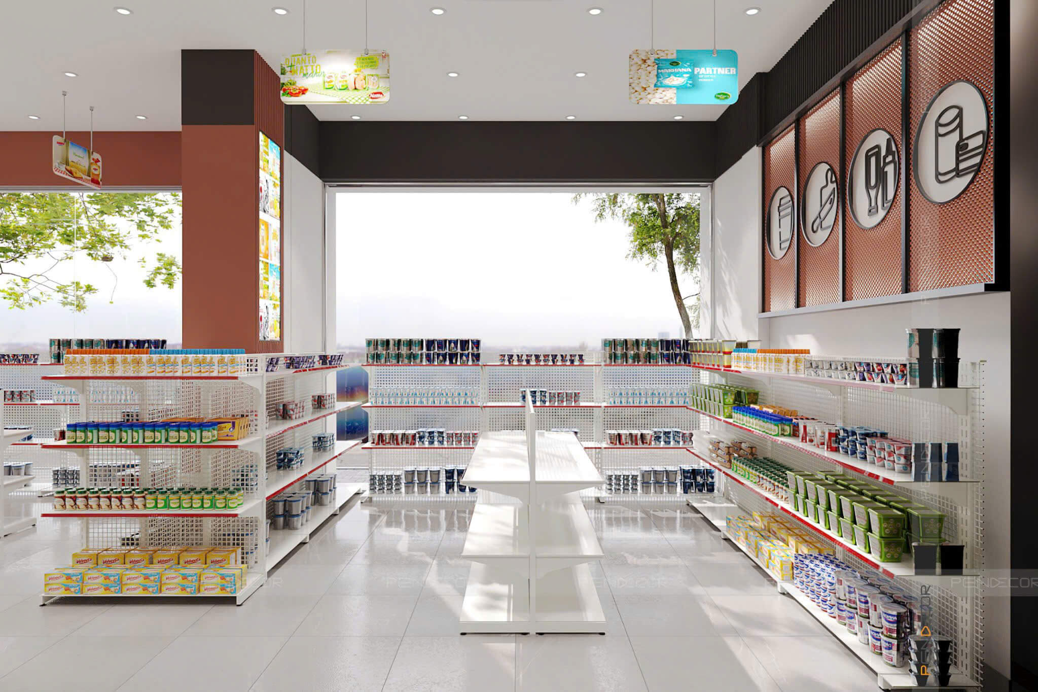 Thiết Kế Siêu Thị Mini Đức Huy