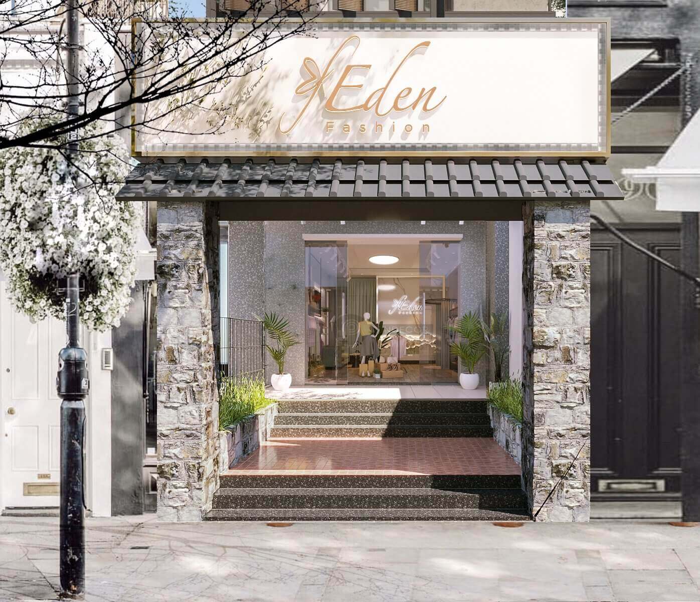 nhà mặt tiền hướng tây Pendecor