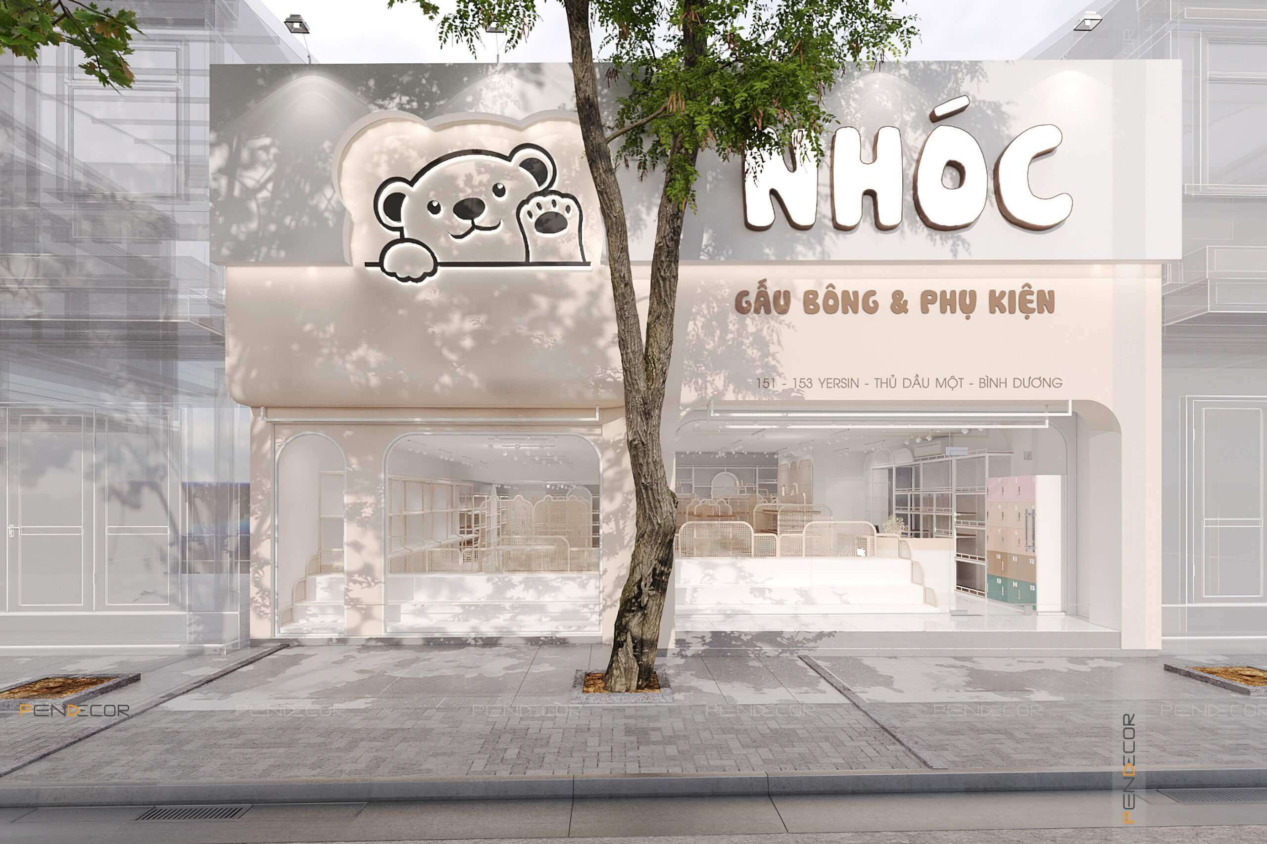 mẫu nhà kính mặt tiền