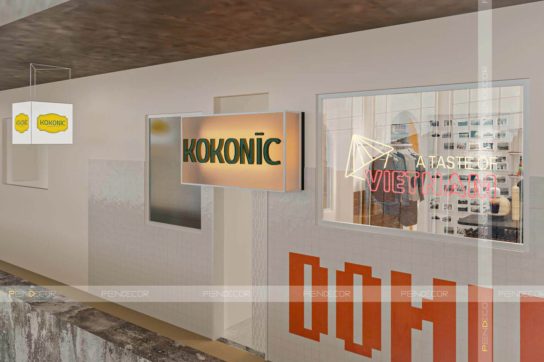 Thiết Kế Shop Phụ Kiện Quà Lưu Niệm Kokonic (Nguyễn Huệ)