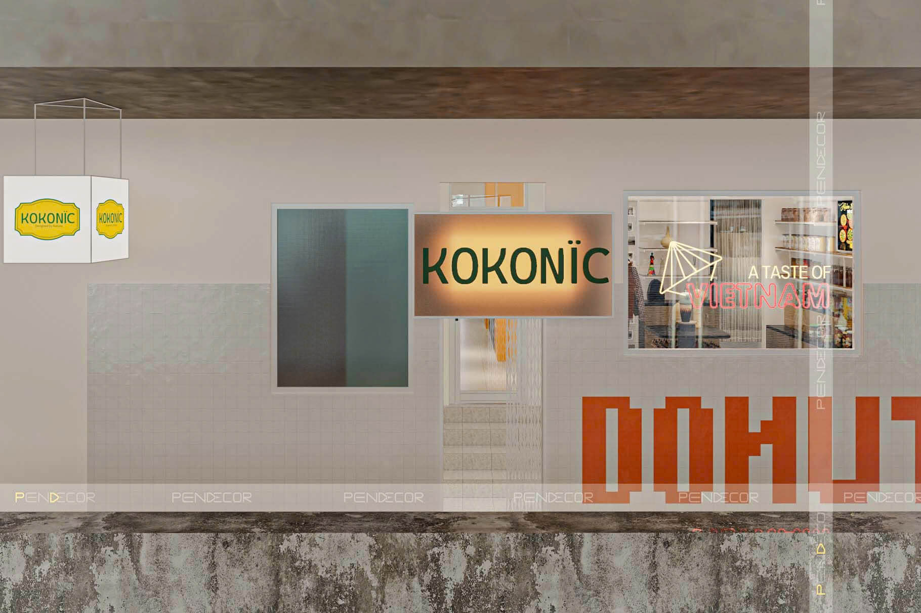 Thiết Kế Shop Phụ Kiện Quà Lưu Niệm Kokonic (Nguyễn Huệ)