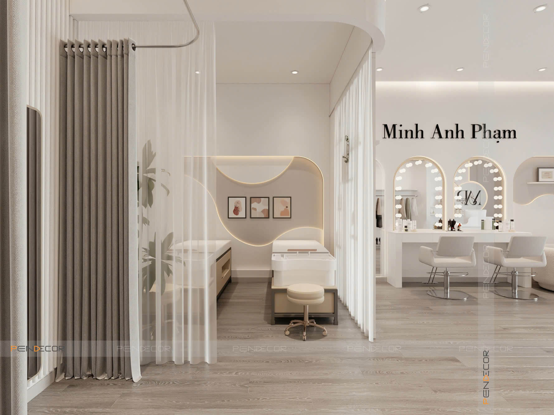 Thiết Kế Cửa Hàng Makeup Minh Anh Phạm