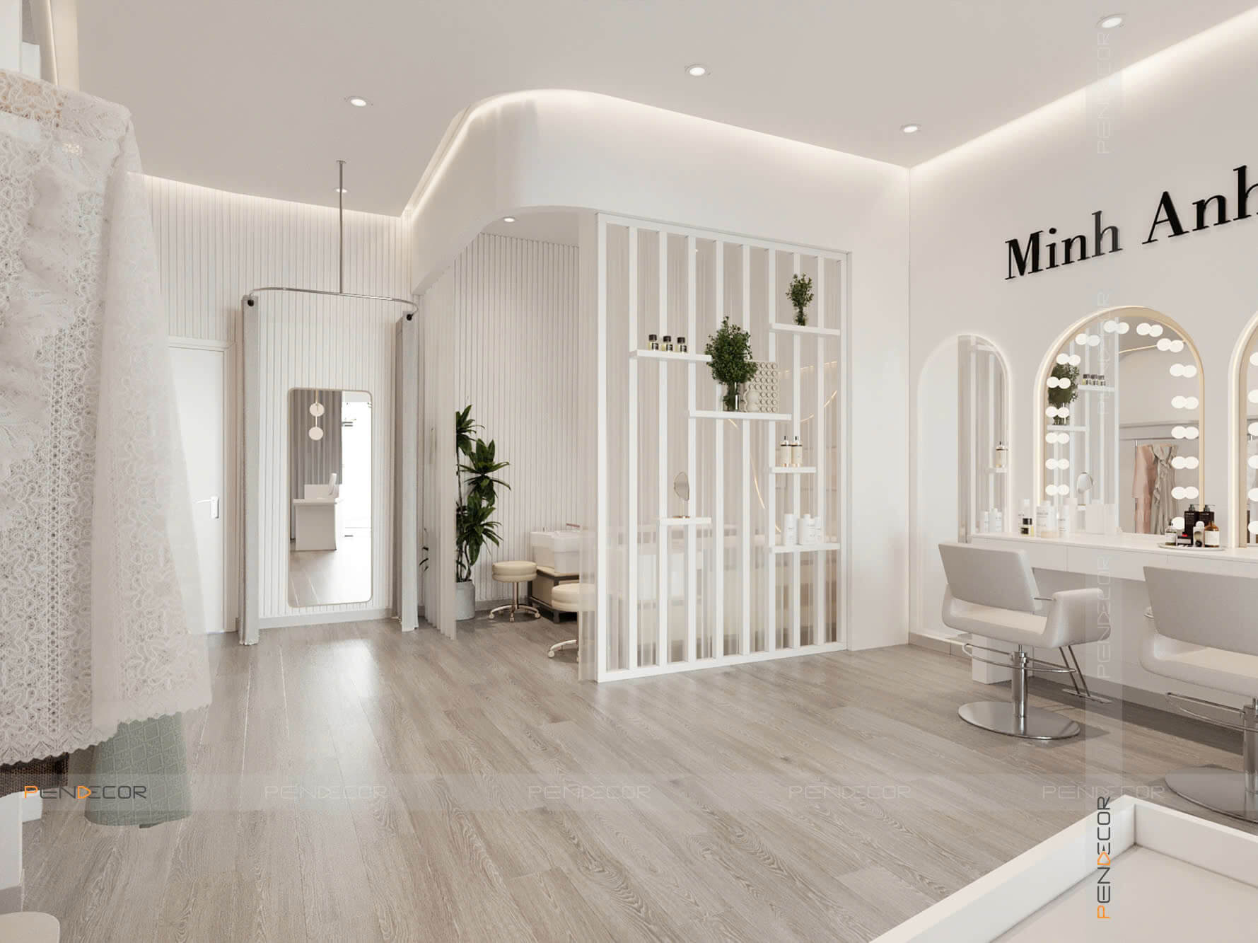 Thiết Kế Cửa Hàng Makeup Minh Anh Phạm