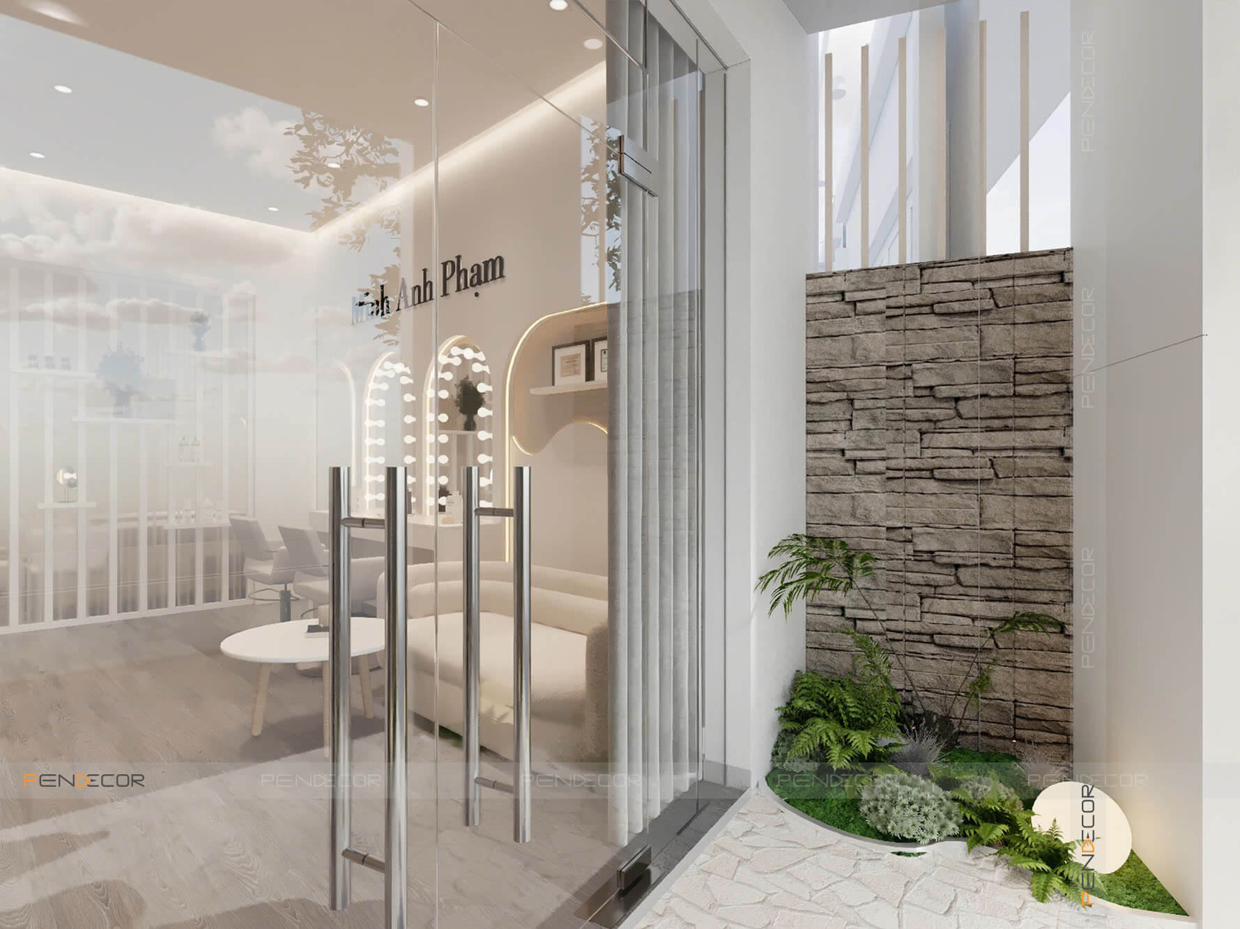 Thiết Kế Cửa Hàng Makeup Minh Anh Phạm