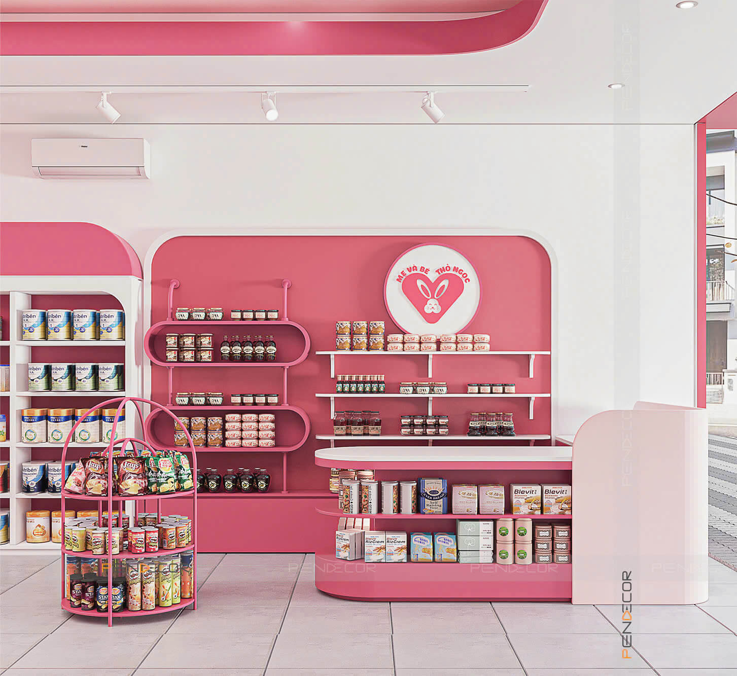 Thiết Kế Shop Mẹ và Bé Thỏ Ngọc