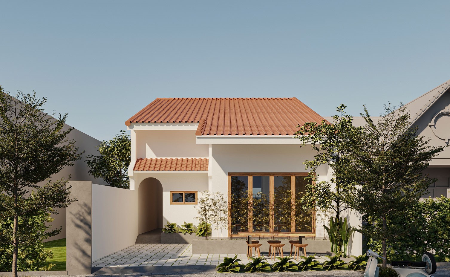 mặt tiền nhà Pendecor