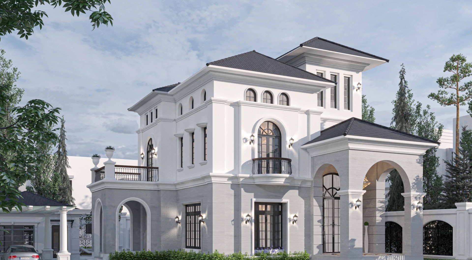 mặt tiền nhà cấp 4 mái nhật