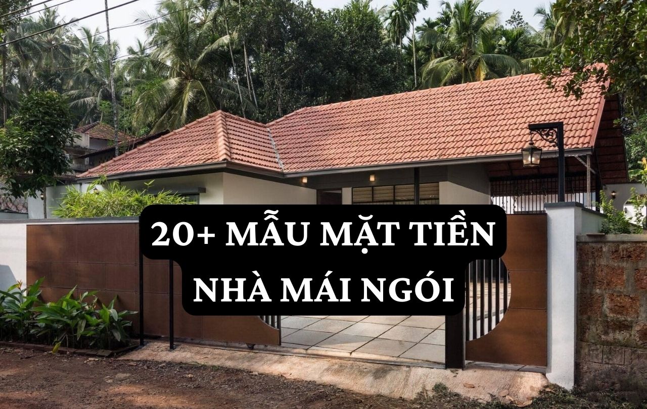 mặt tiền nhà mái ngói Pendecor