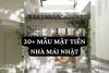 20+ Mẫu mặt tiền nhà mái Nhật: Ưu điểm và Kinh nghiệm thiết kế, thi công