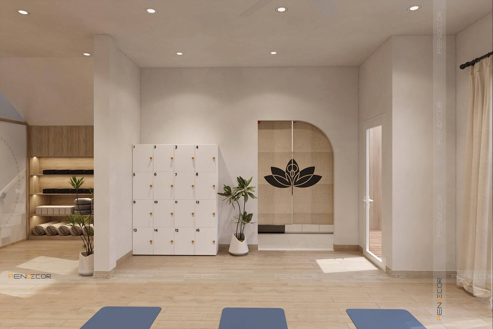 Thiết Kế Phòng Tập Yoga Ciyoga Khang An