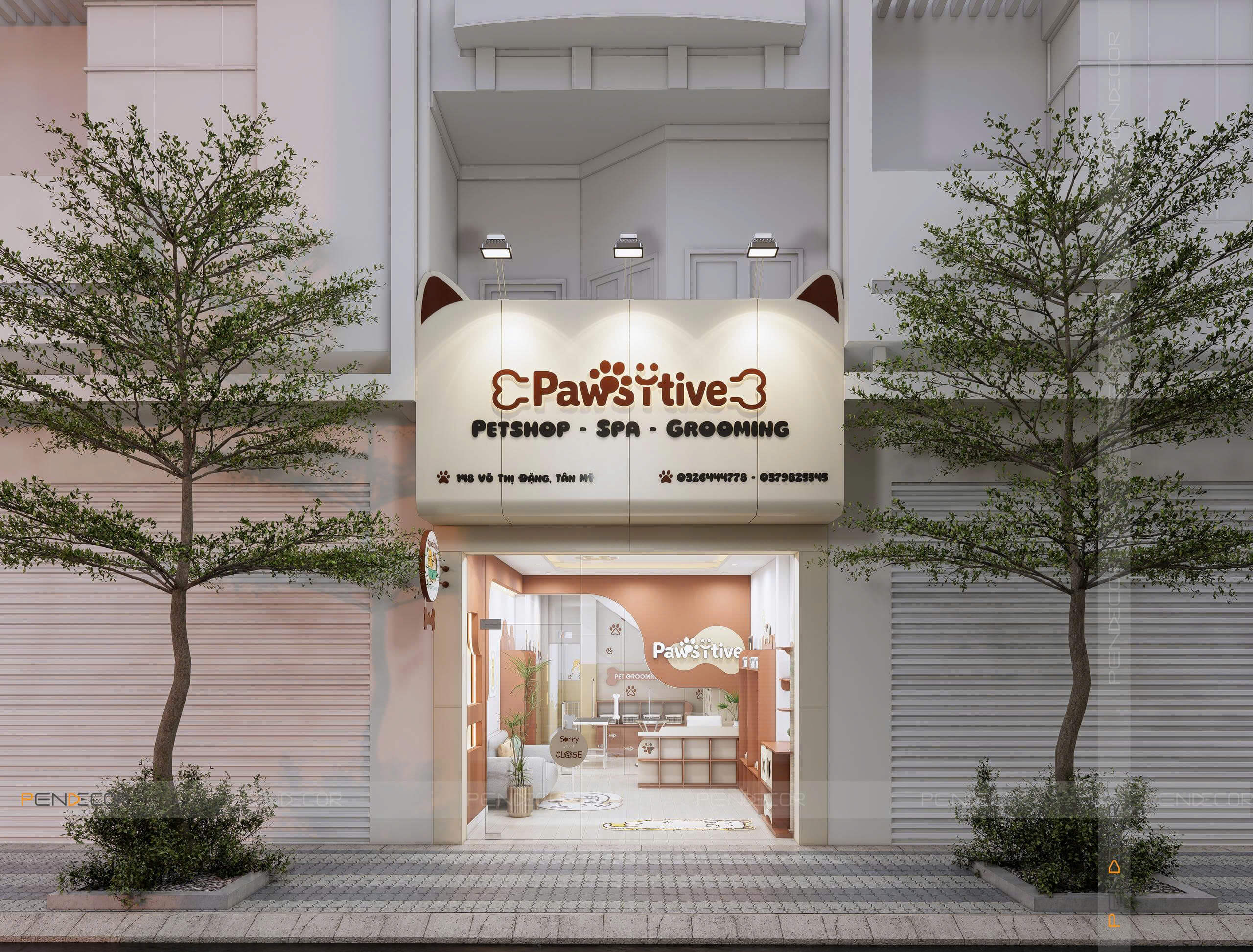 Thiết Kế Pet Shop Pawsitive