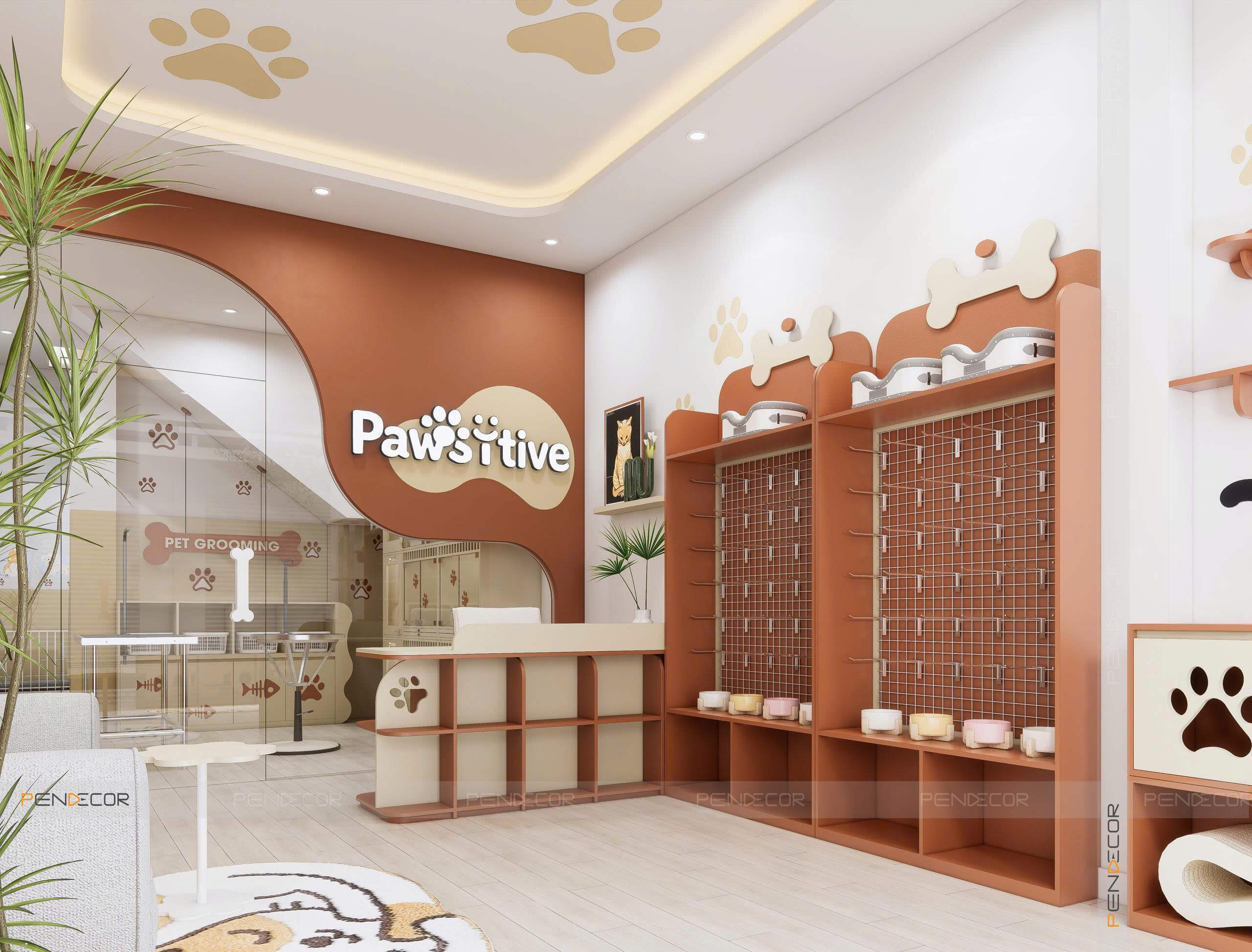 Thiết Kế Pet Shop Pawsitive