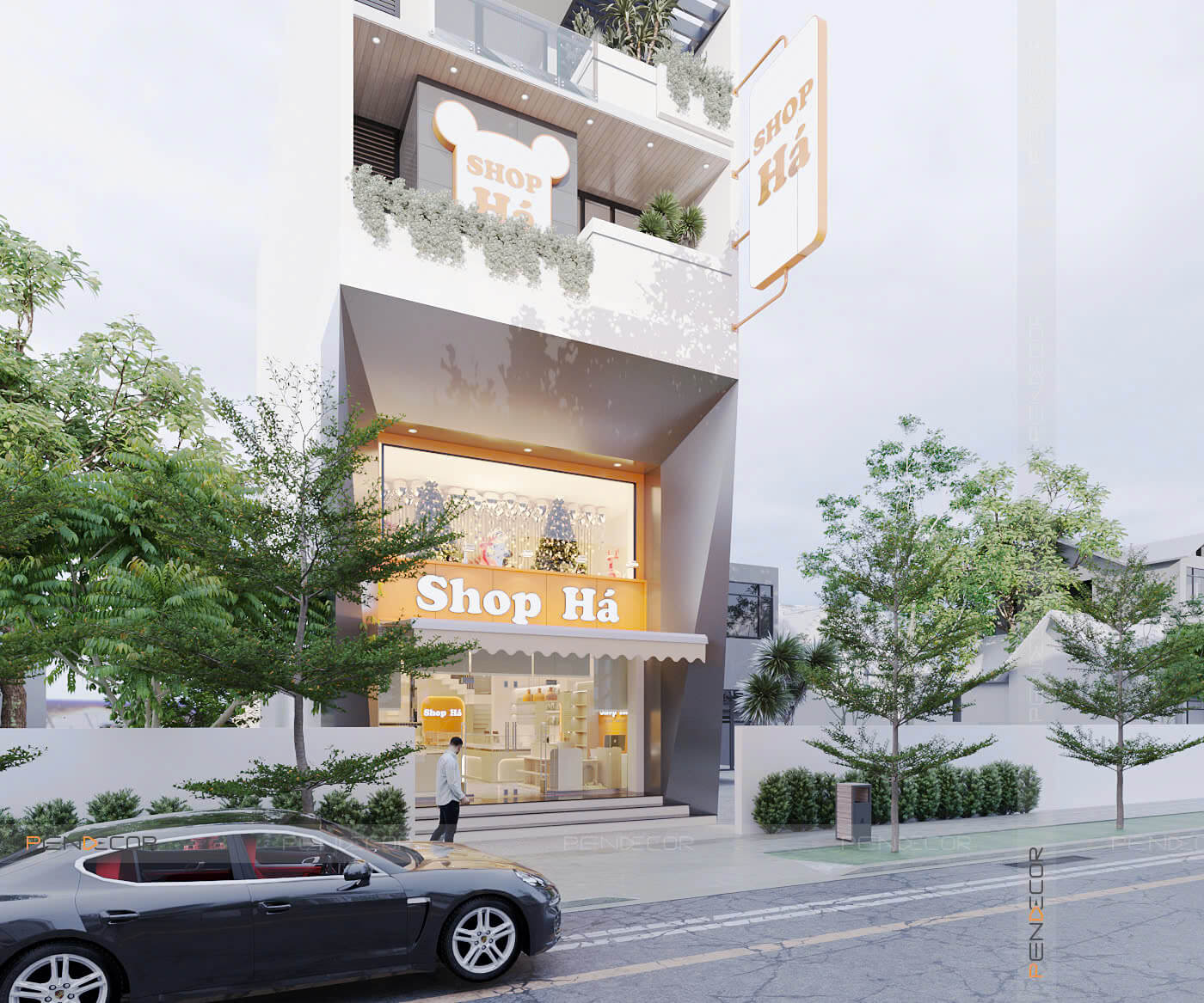 Thiết Kế Shop Phụ Kiện Shop Há