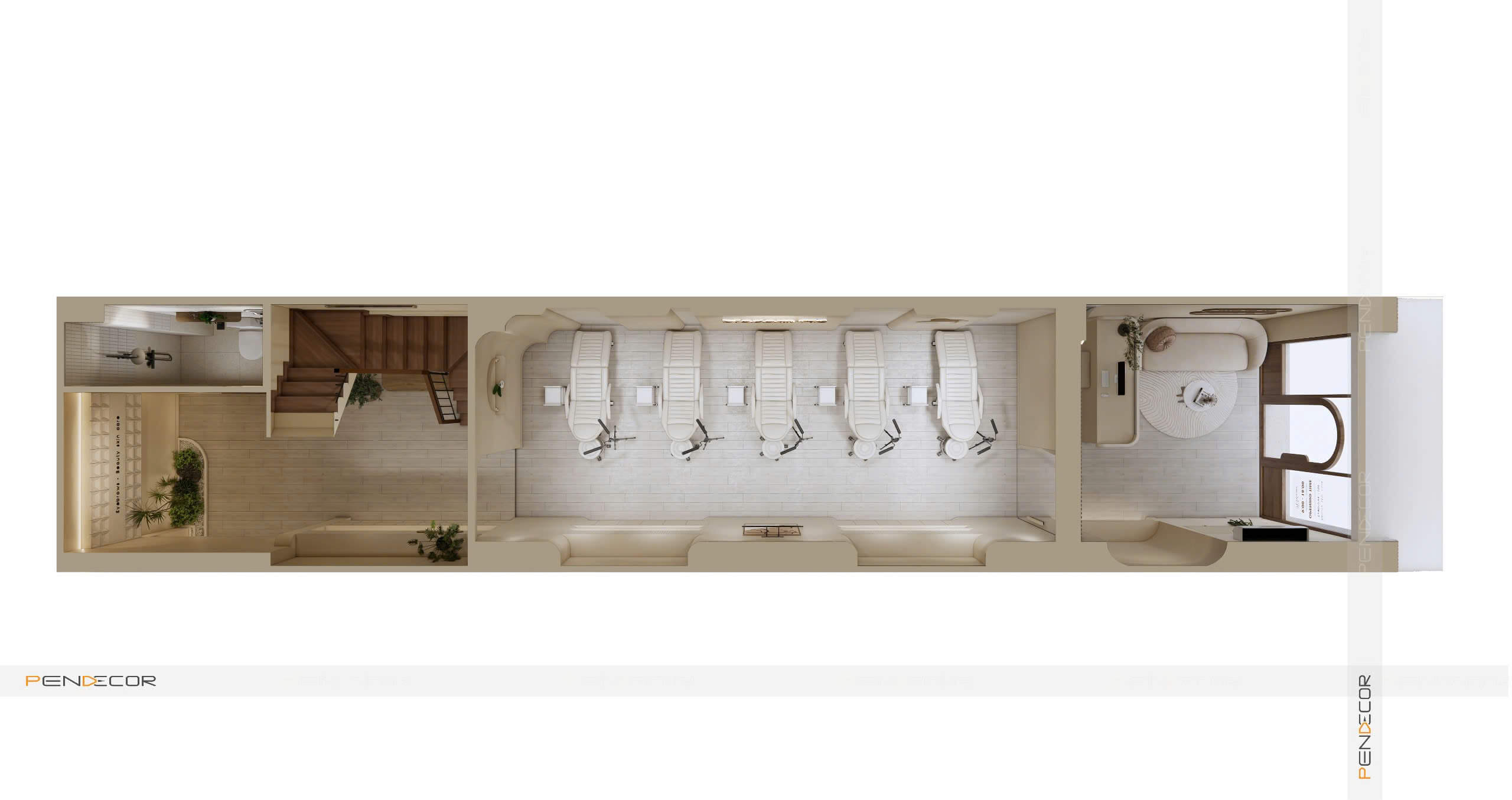 thiết kế spa dưỡng sinh Pendecor