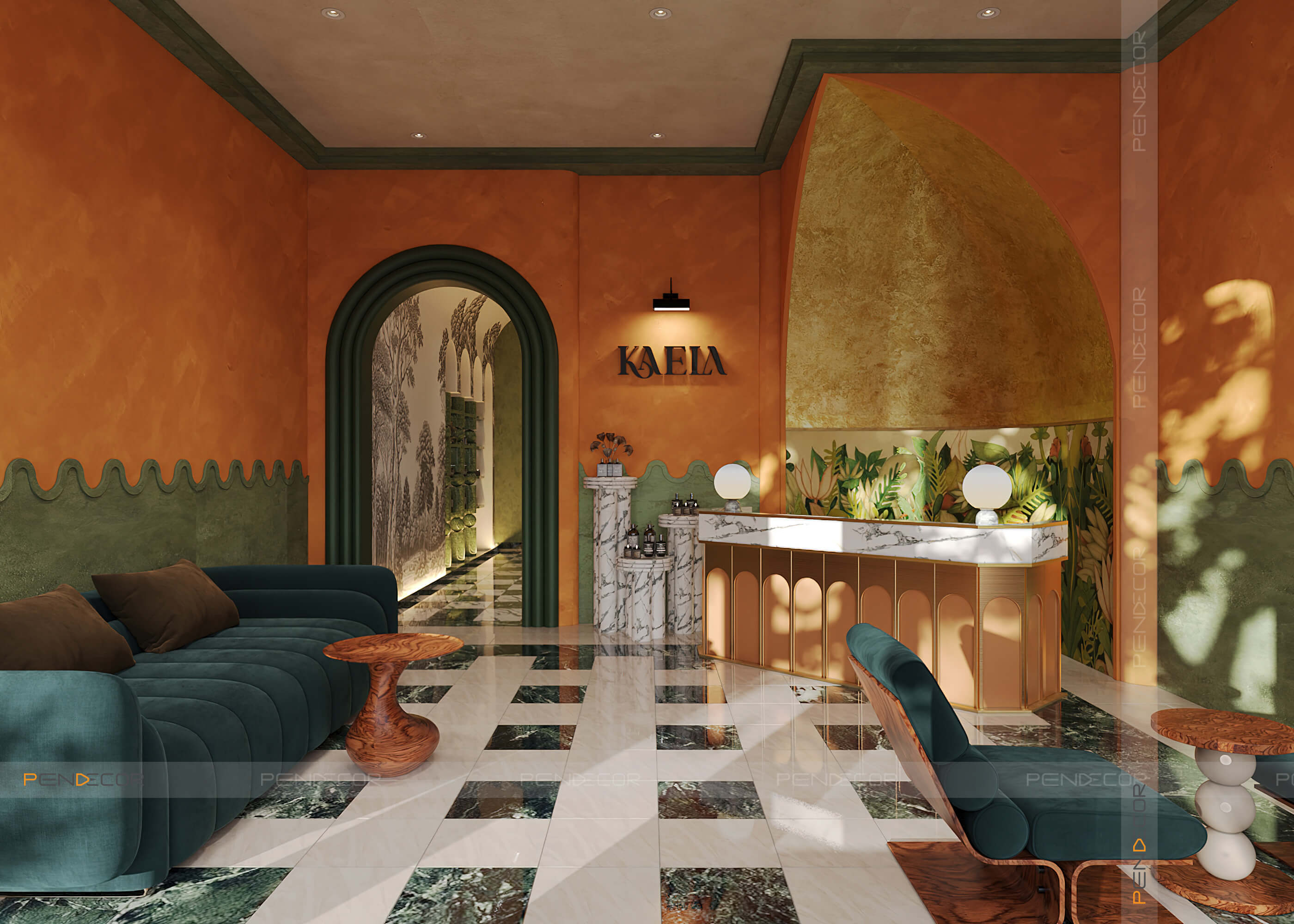 đơn vị thiết kế spa Pendecor