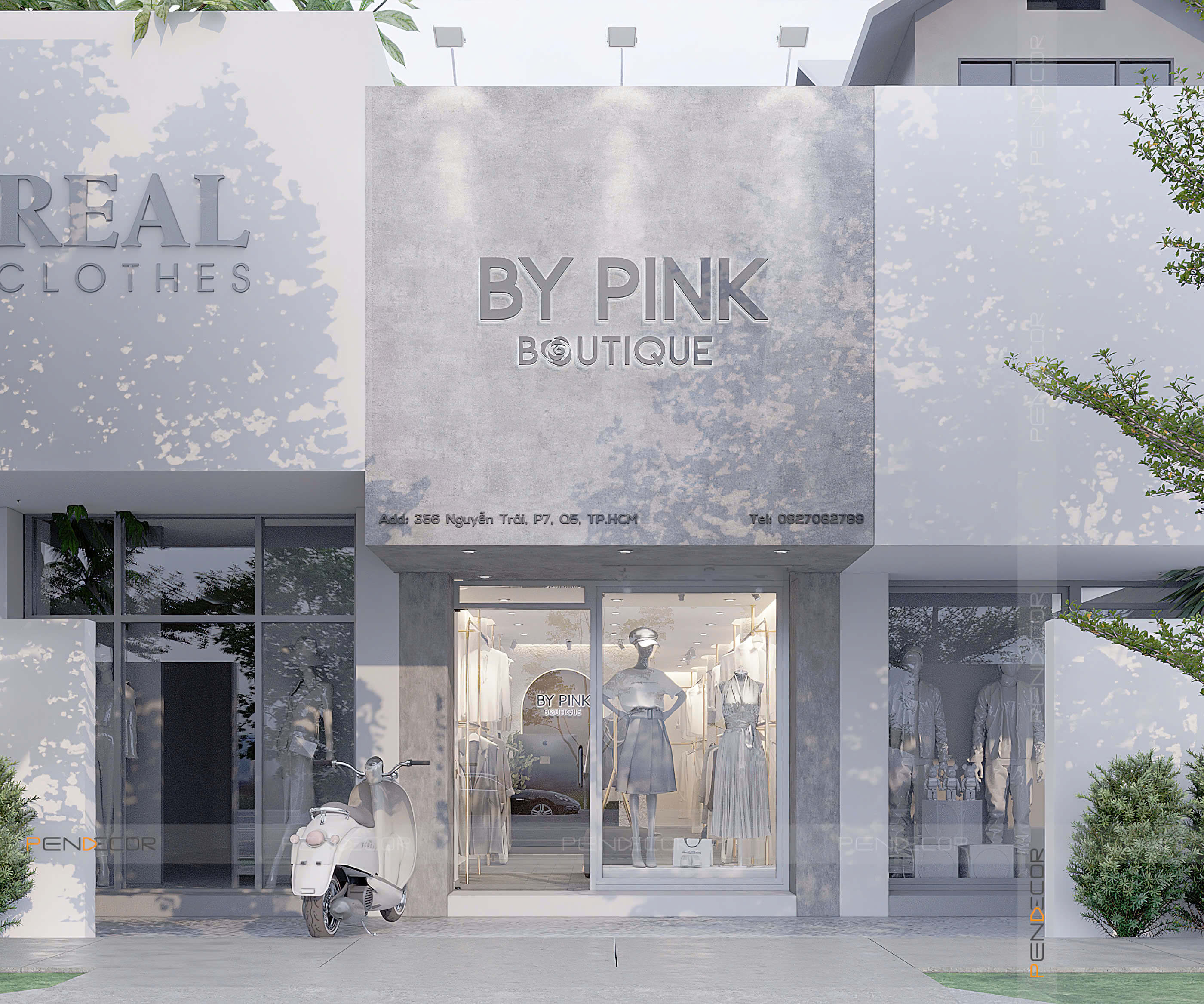 Thiết Kế Shop Thời Trang Nữ By Pink Boutique