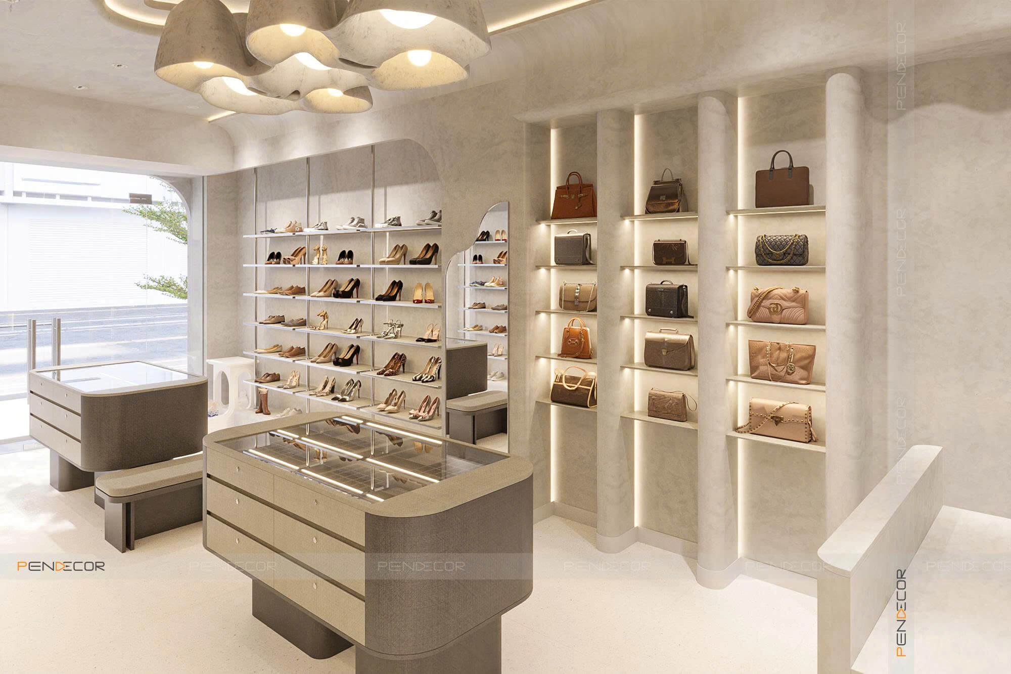 Thiết Kế Shop Giày La Rose