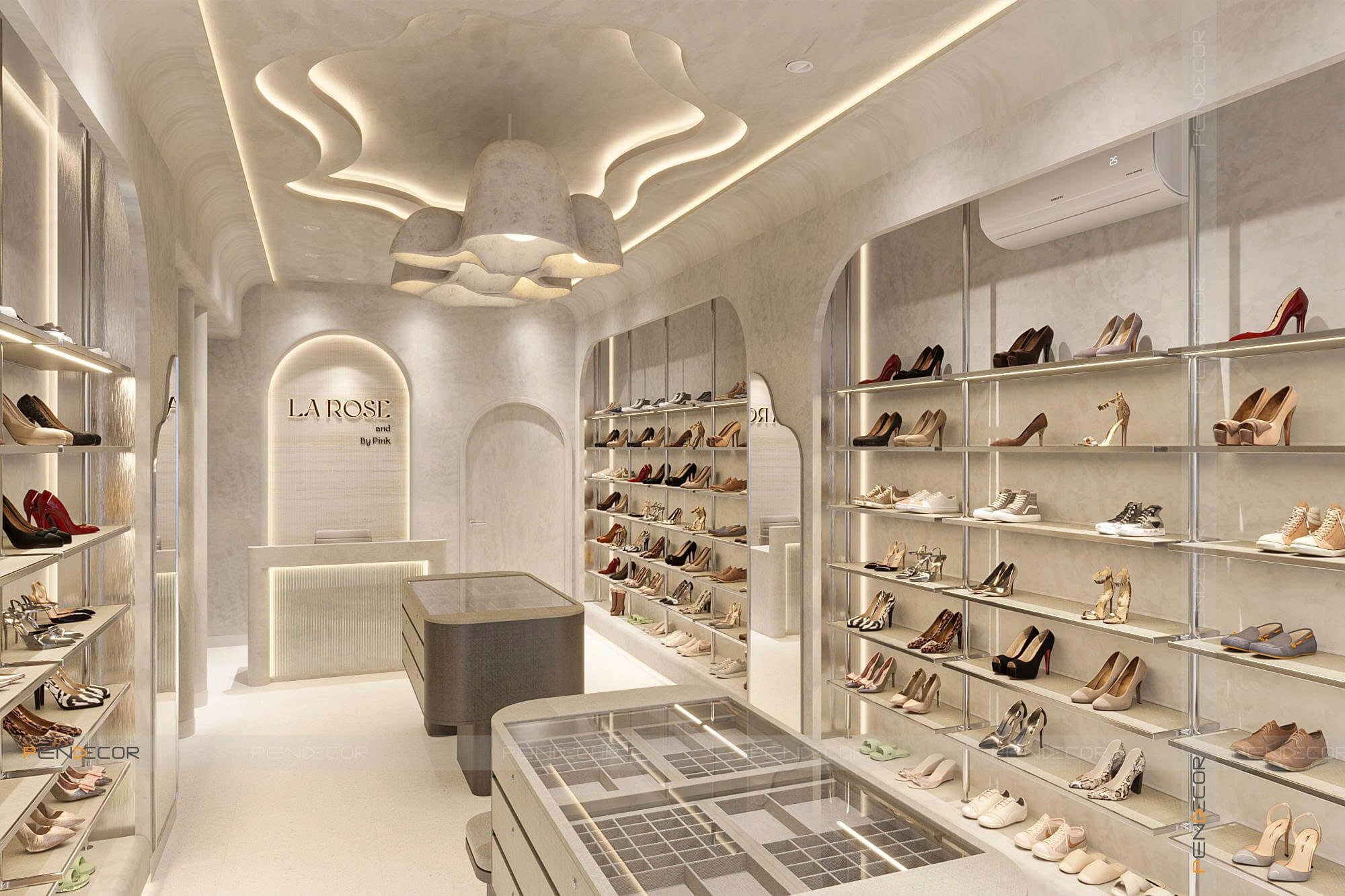 Thiết Kế Shop Giày La Rose