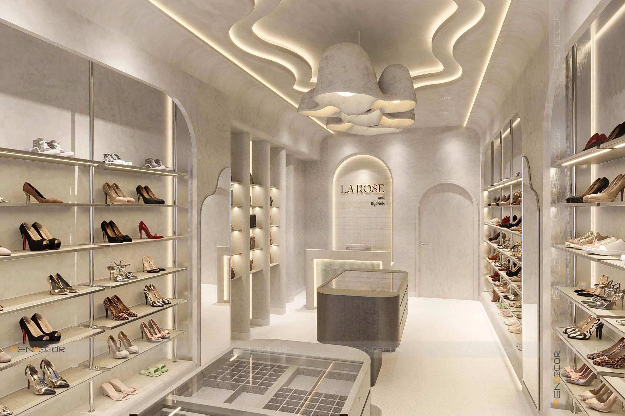 Thiết Kế Shop Giày La Rose