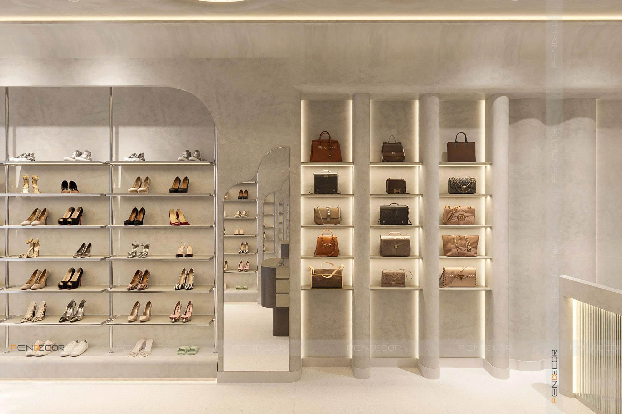 Thiết Kế Shop Giày La Rose