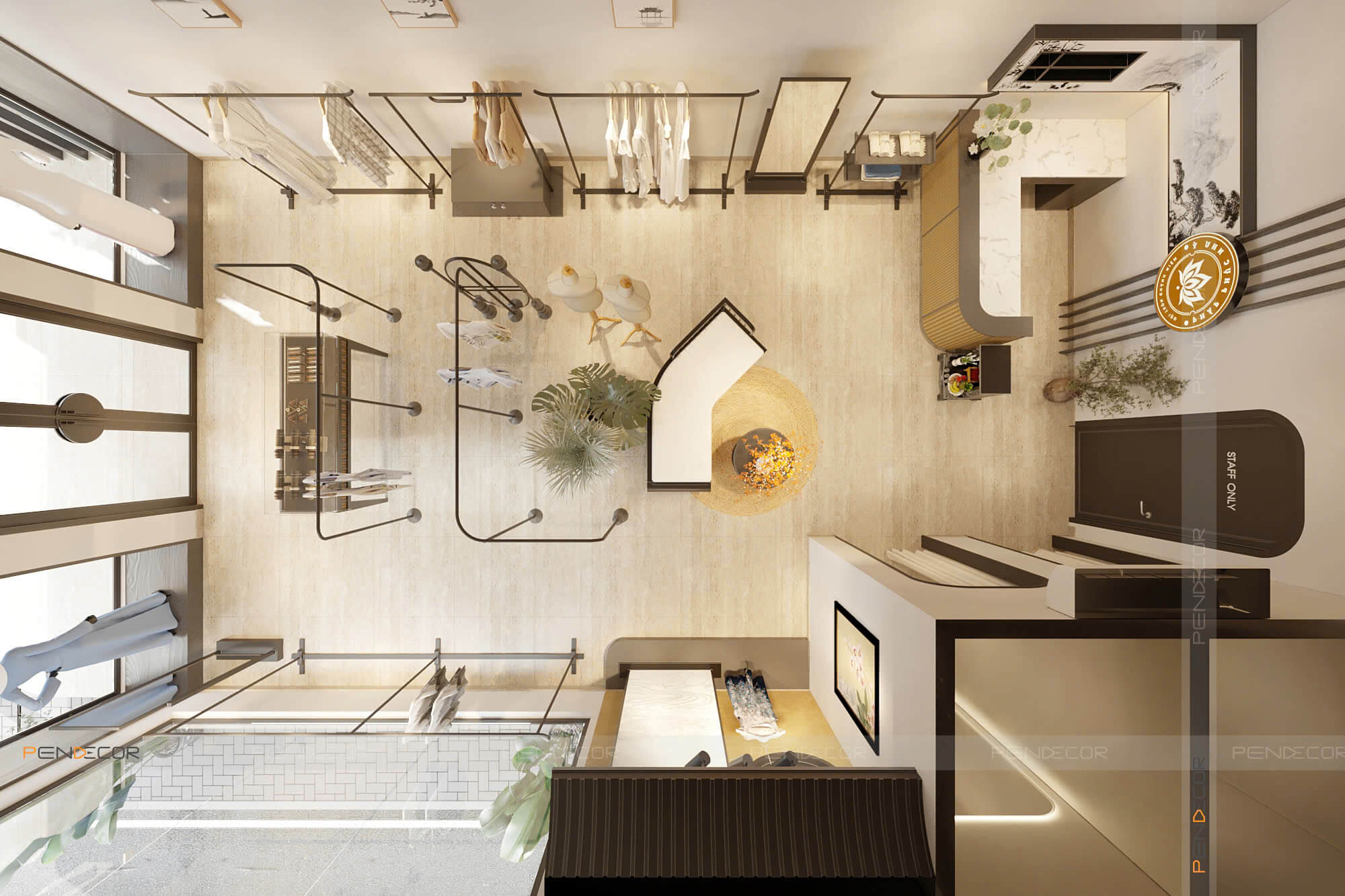 Thiết Kế Shop Thời Trang Pháp Phục Như Ý