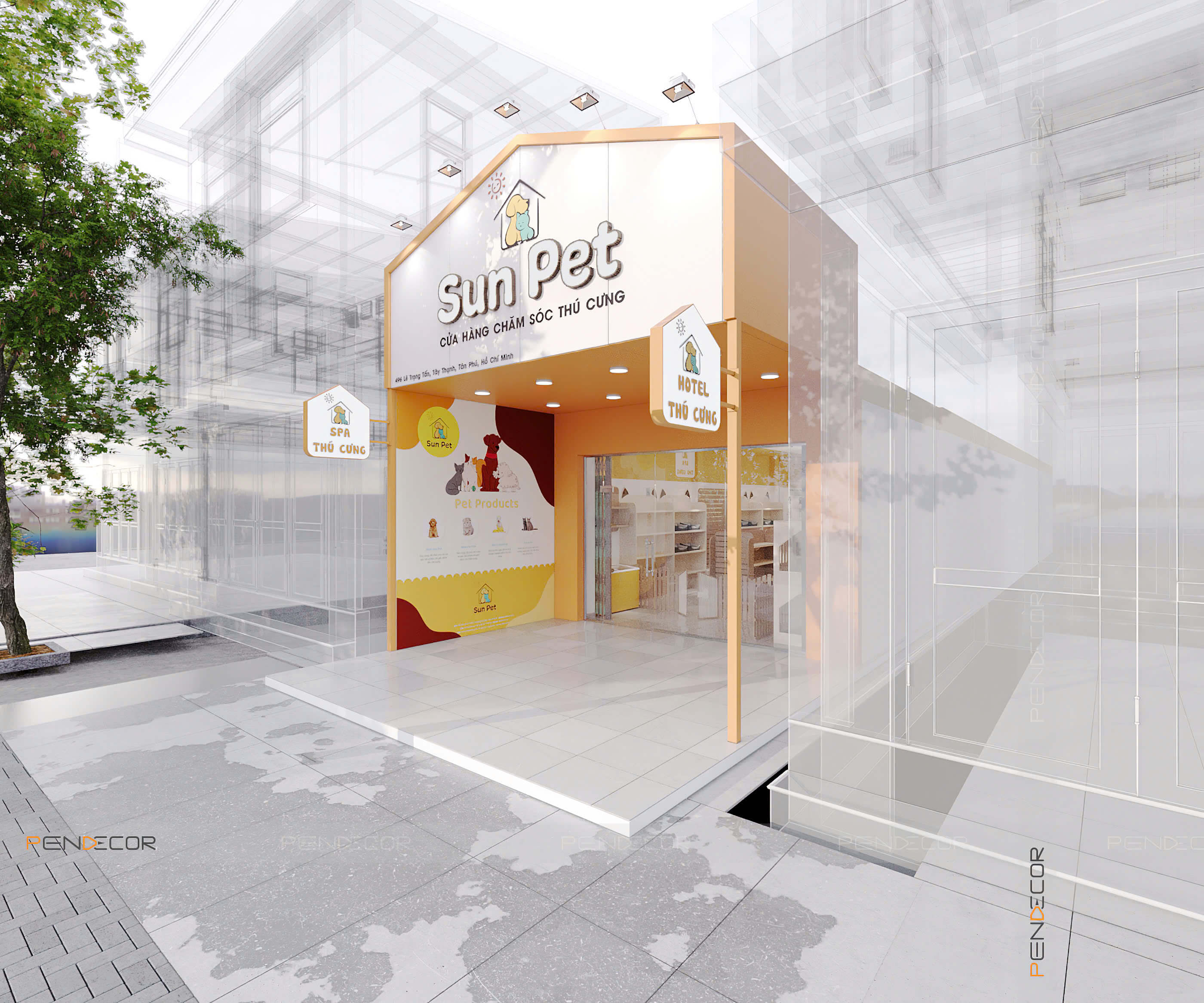 Thiết Kế Pet Shop SunPet
