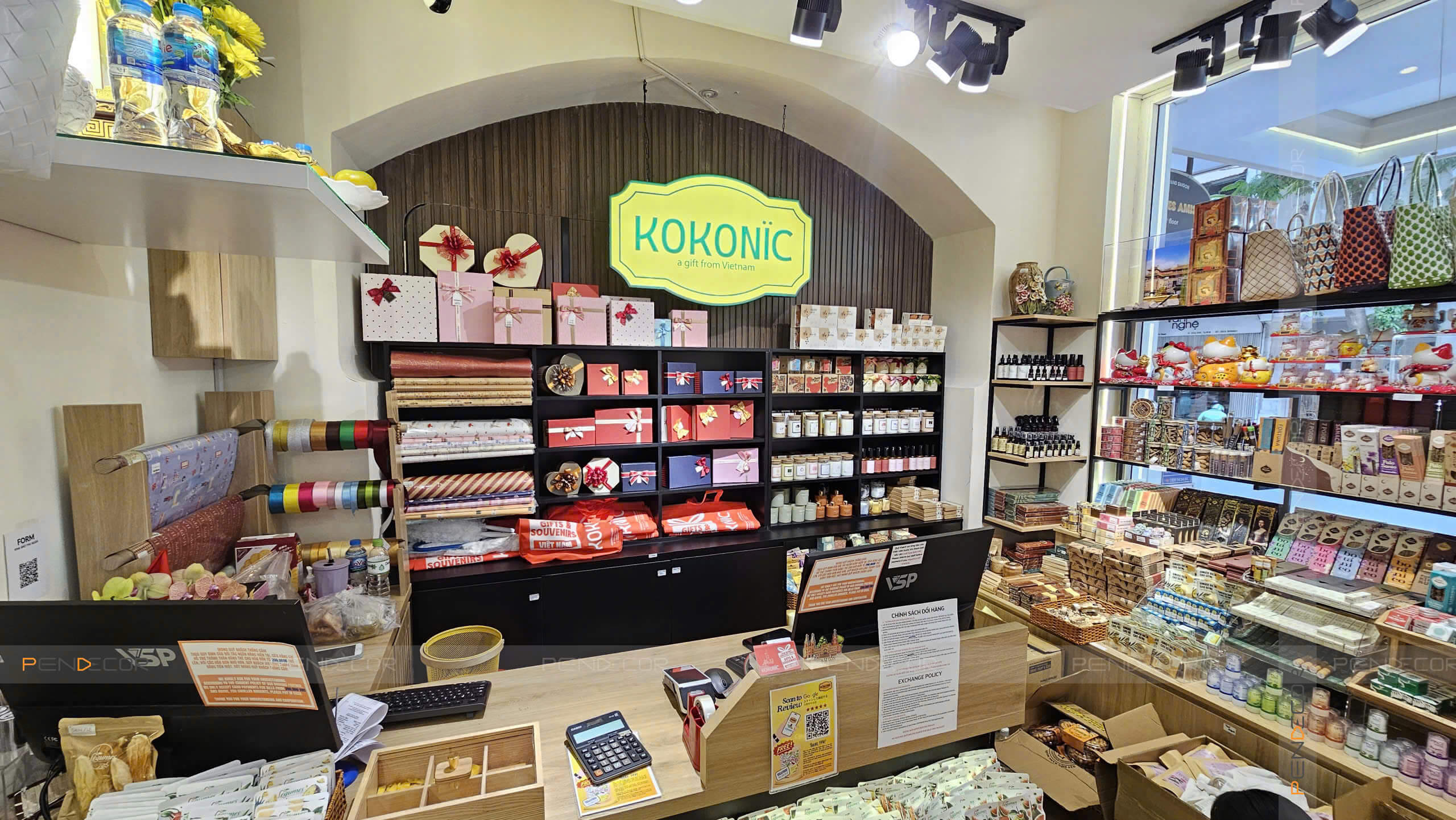 Thi Công Shop Phụ Kiện Kokonic