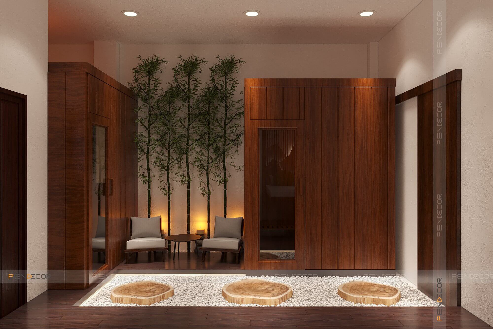 thiết kế spa mini tại nhà Pendecor