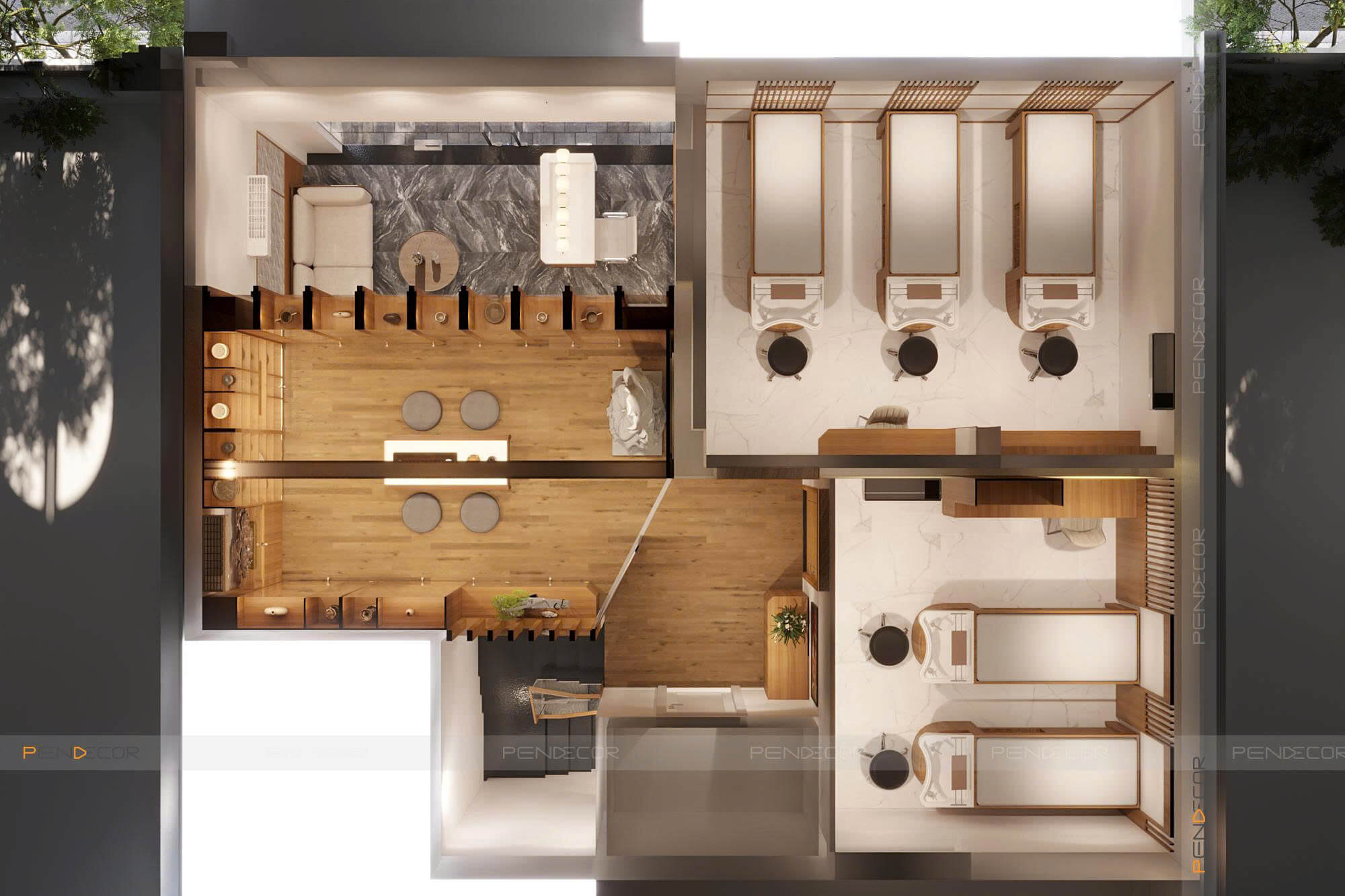 Thiết Kế Spa Ngân Vũ Beauty Premium