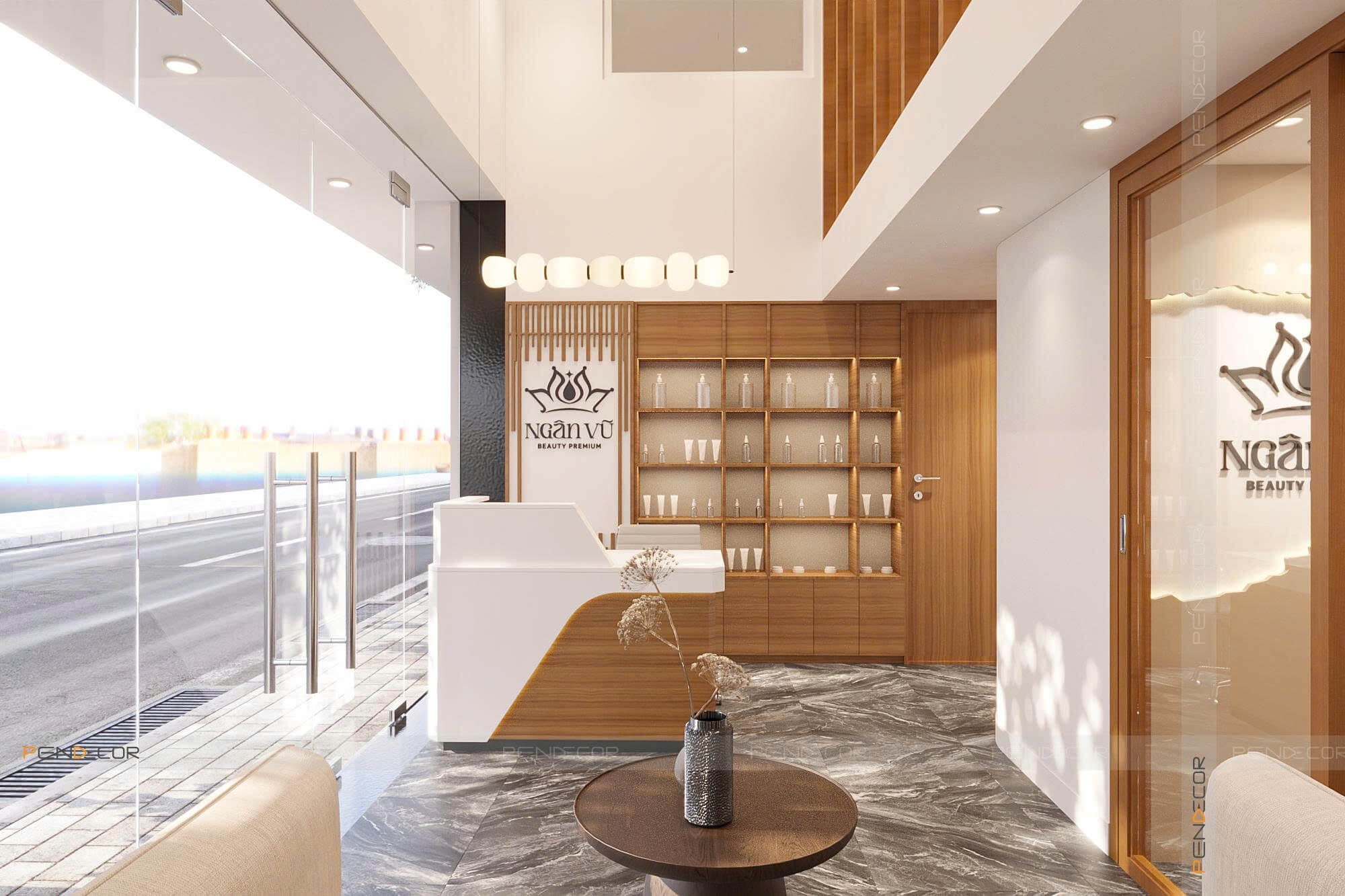 Thiết Kế Spa Ngân Vũ Beauty Premium
