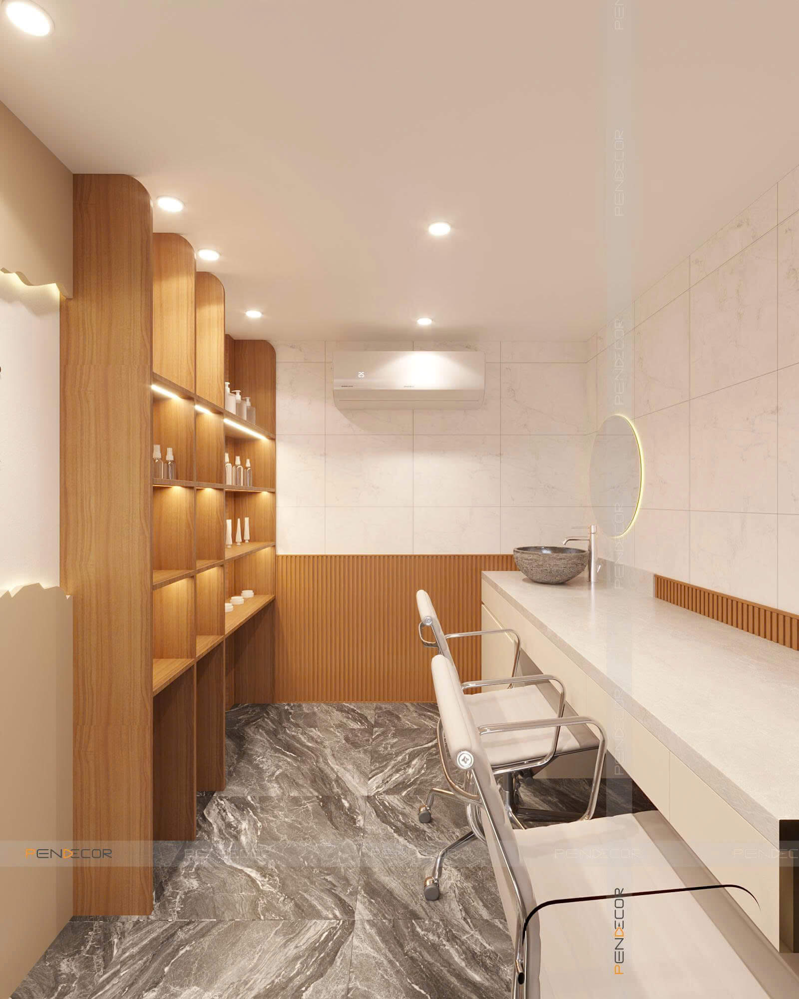 Thiết Kế Spa Ngân Vũ Beauty Premium