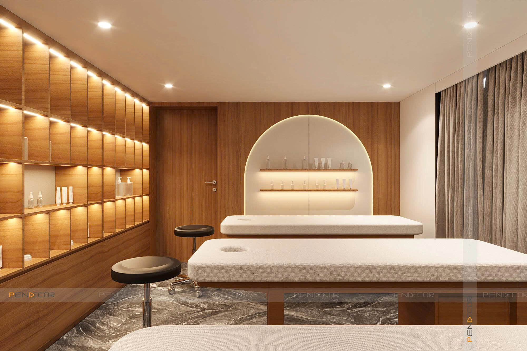 Thiết Kế Spa Ngân Vũ Beauty Premium