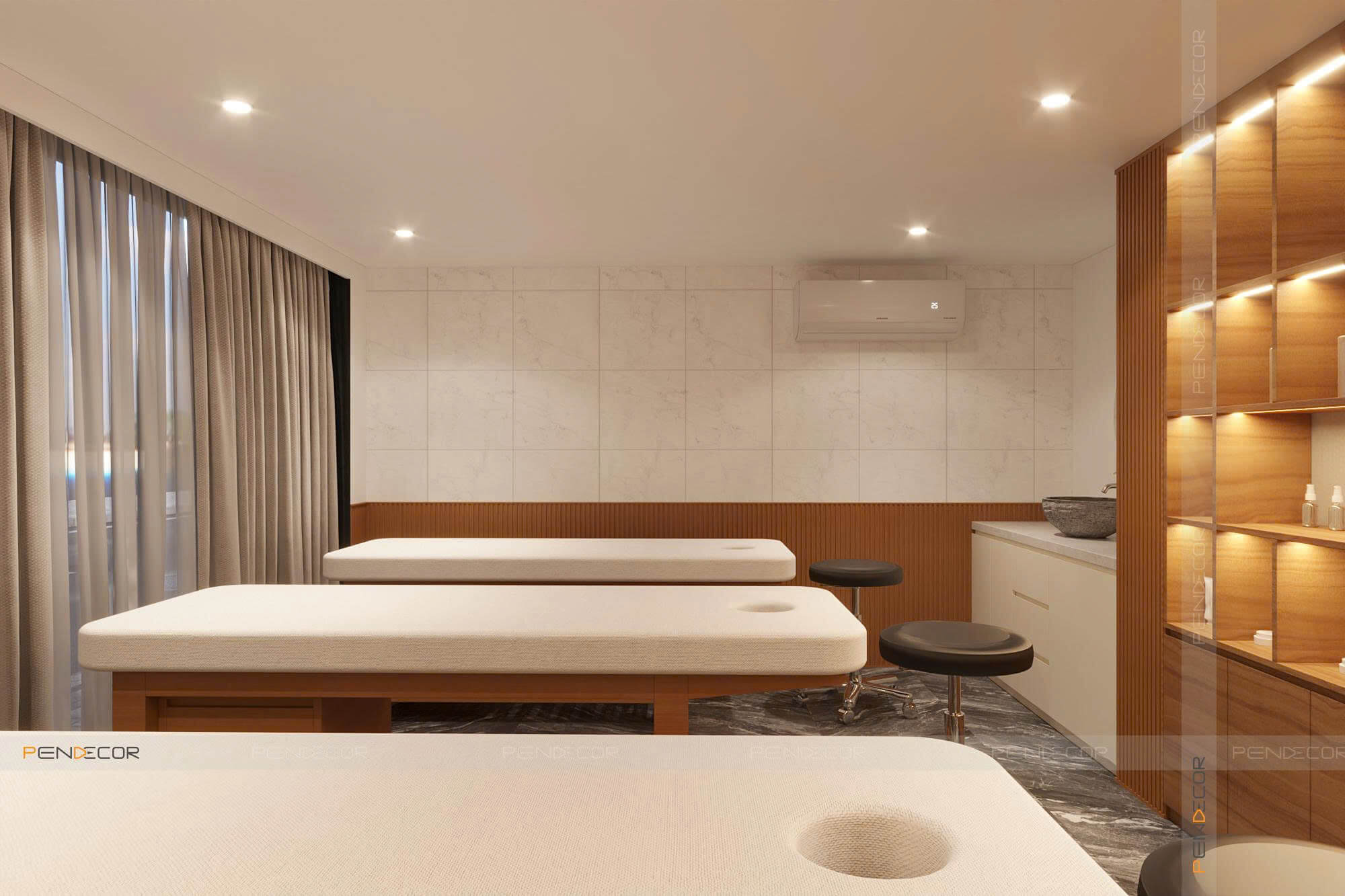 Thiết Kế Spa Ngân Vũ Beauty Premium