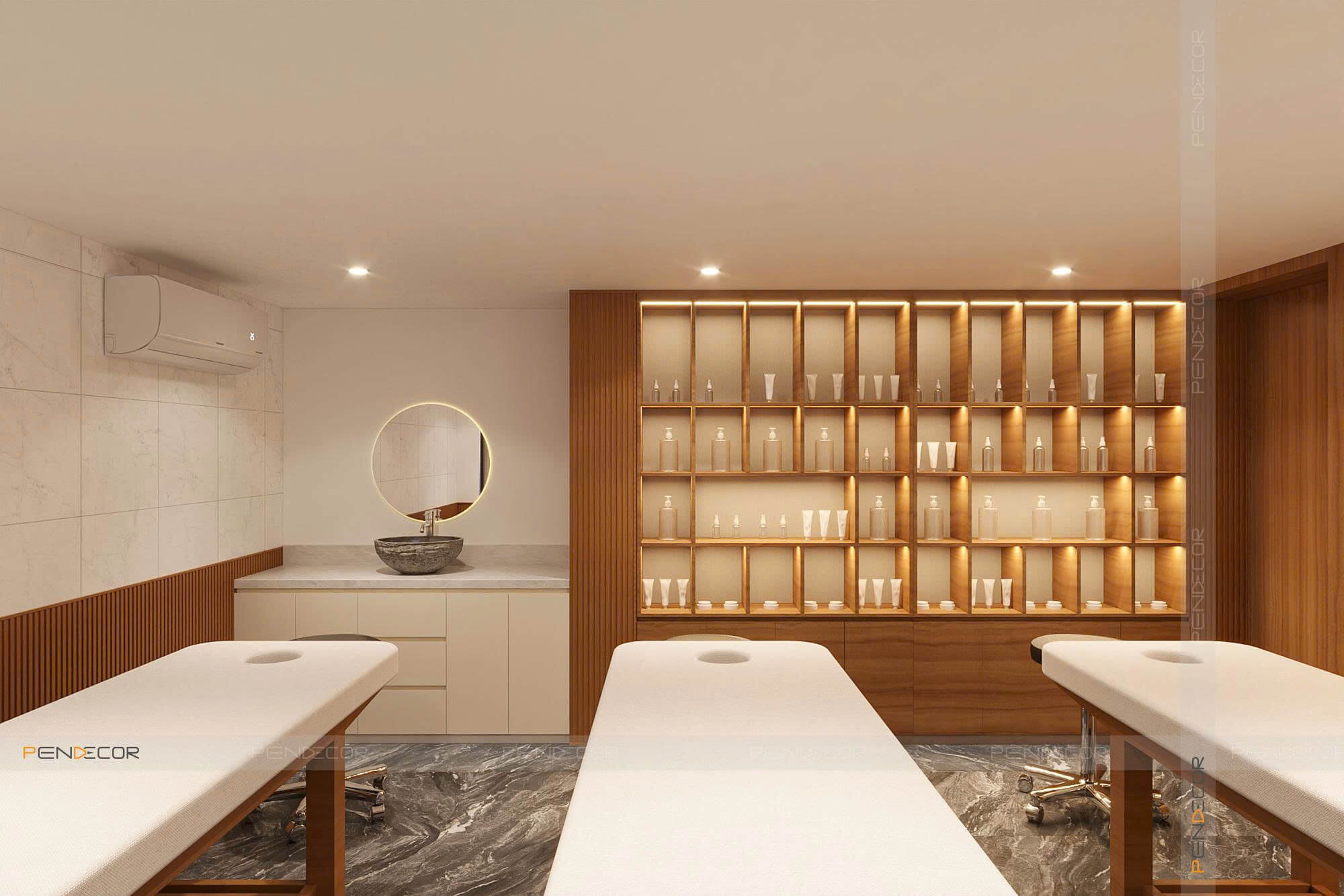 Thiết Kế Spa Ngân Vũ Beauty Premium