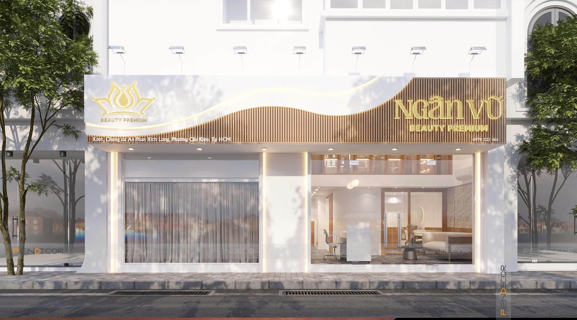 Thiết Kế Spa Ngân Vũ Beauty Premium