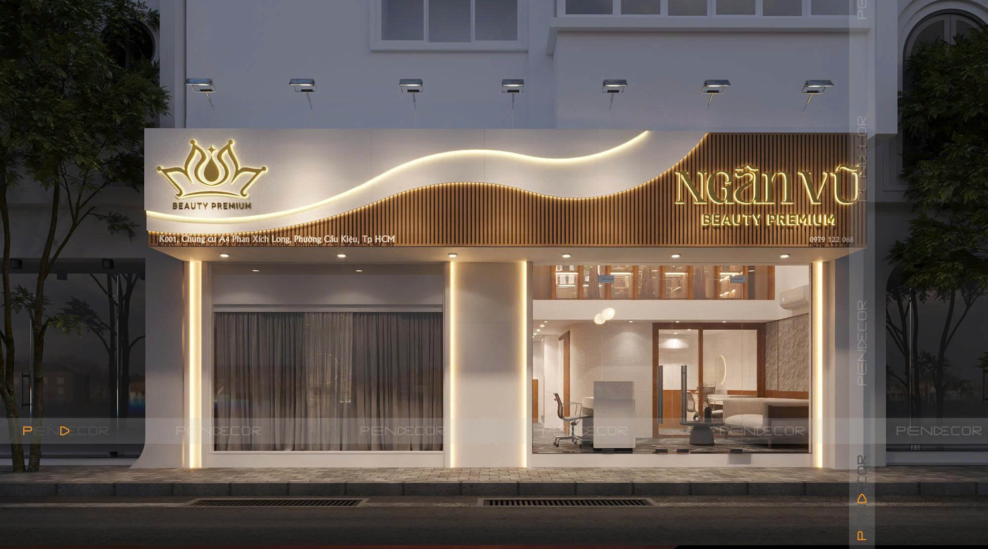 Thiết Kế Spa Ngân Vũ Beauty Premium