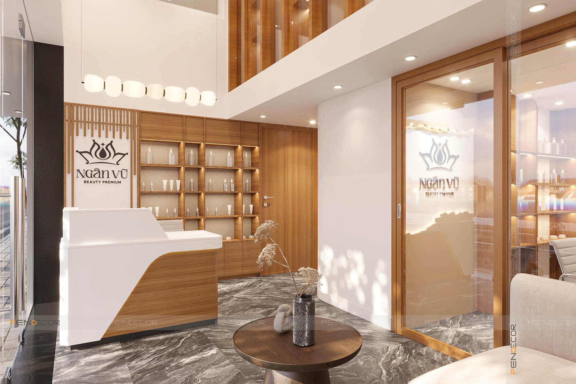 Thiết Kế Spa Ngân Vũ Beauty Premium