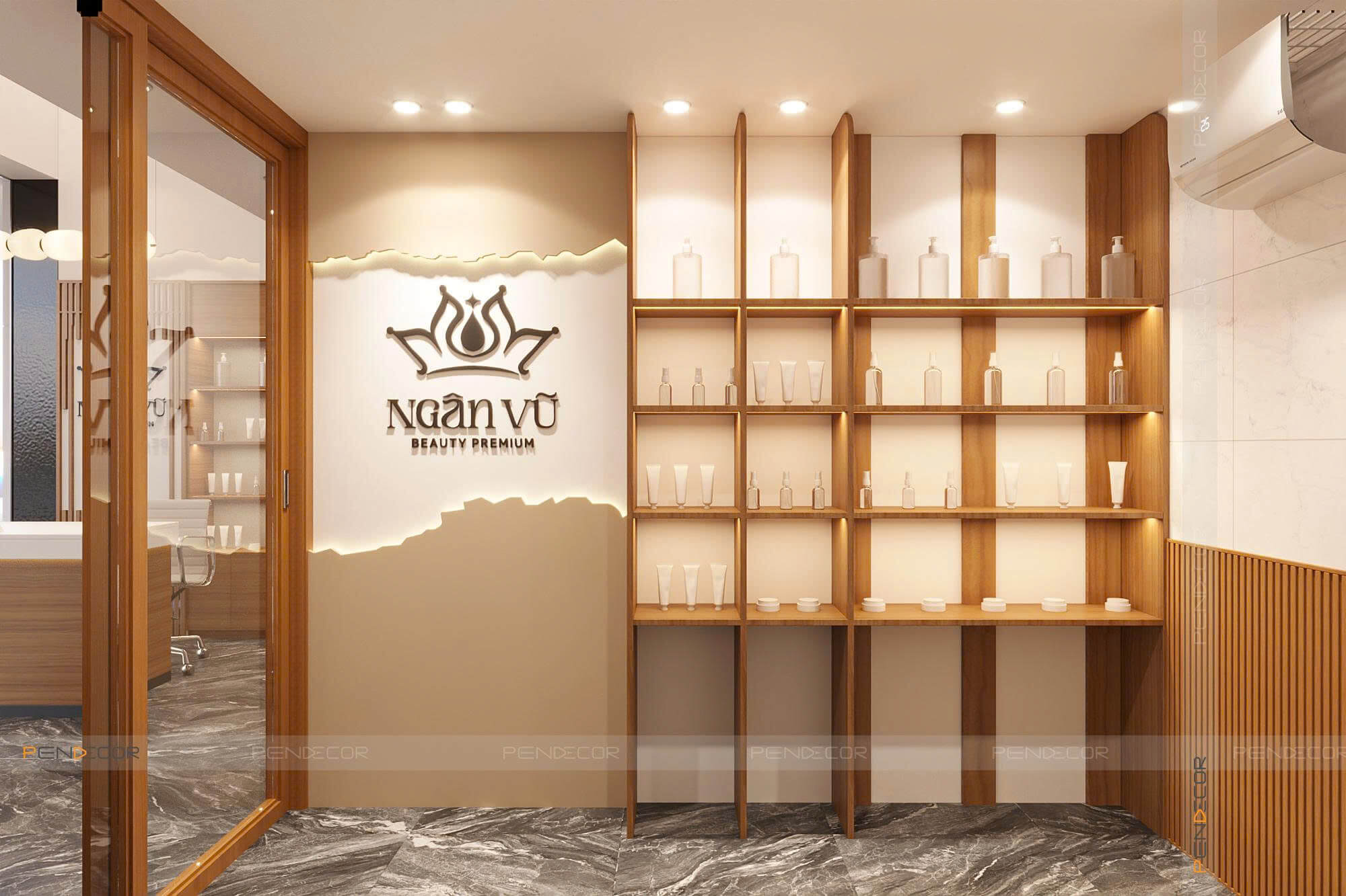 Thiết Kế Spa Ngân Vũ Beauty Premium