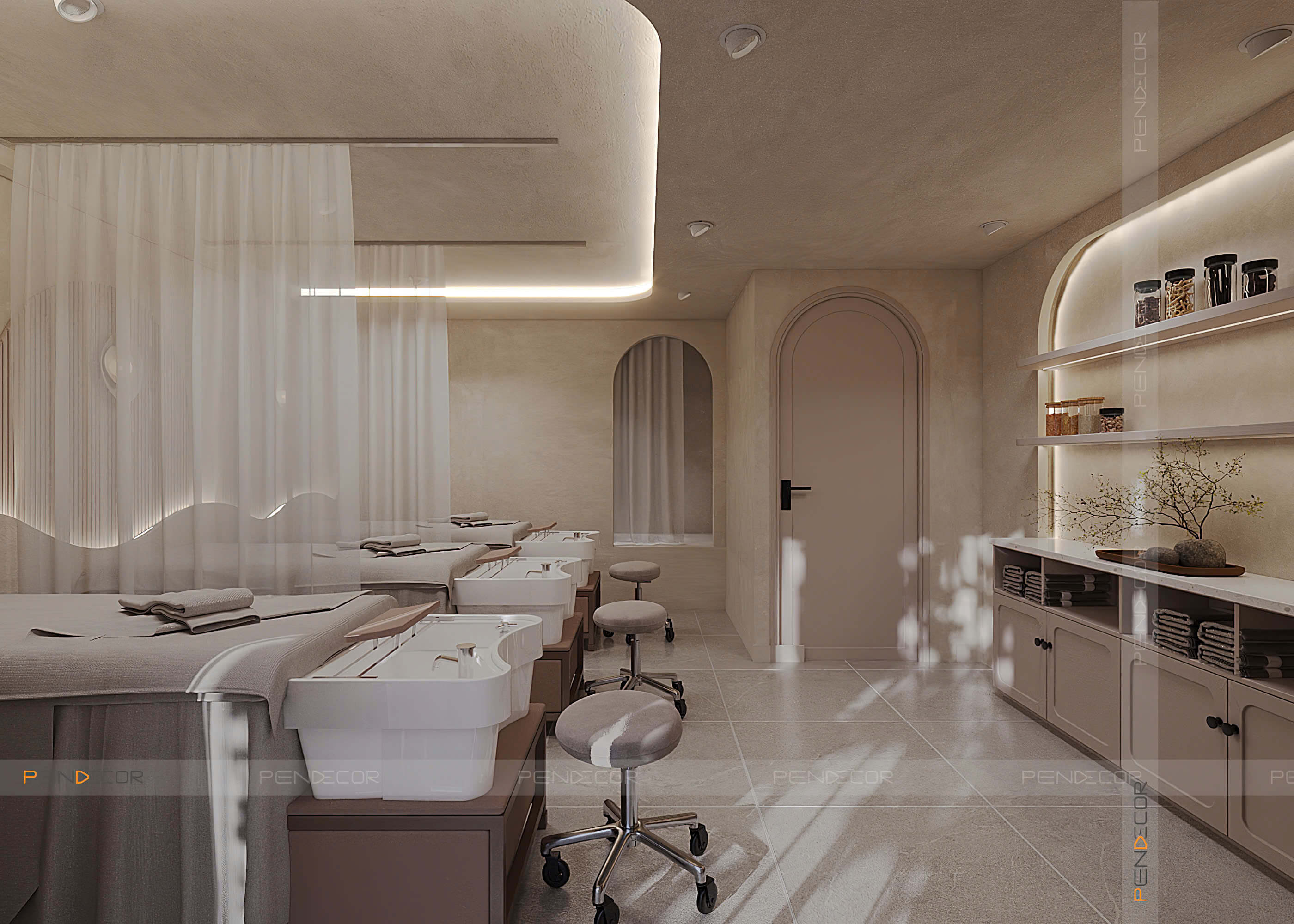 Thiết Kế Tiệm Nail Nyn